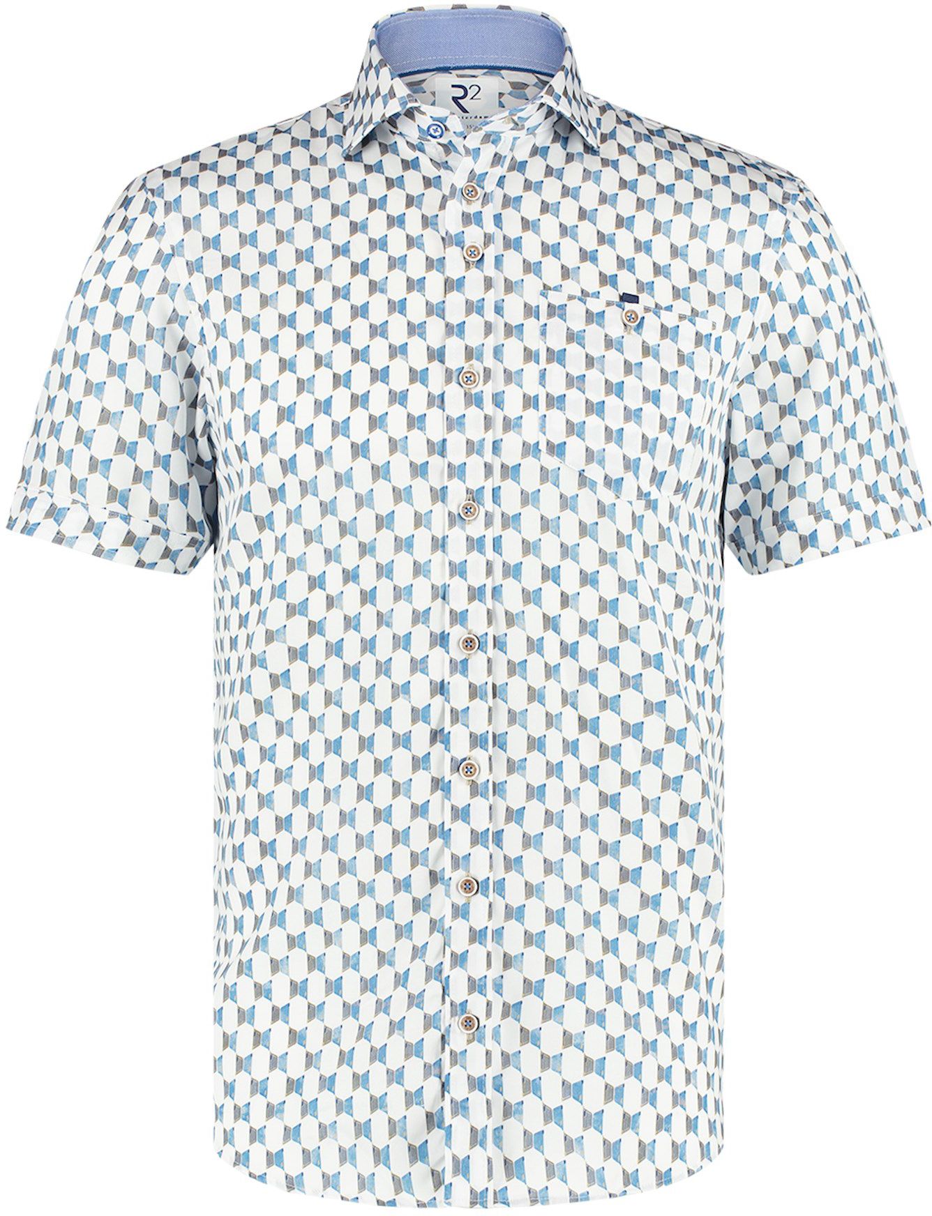 R2 Amsterdam Camisa Azul 120.WSPSS.036-014 
