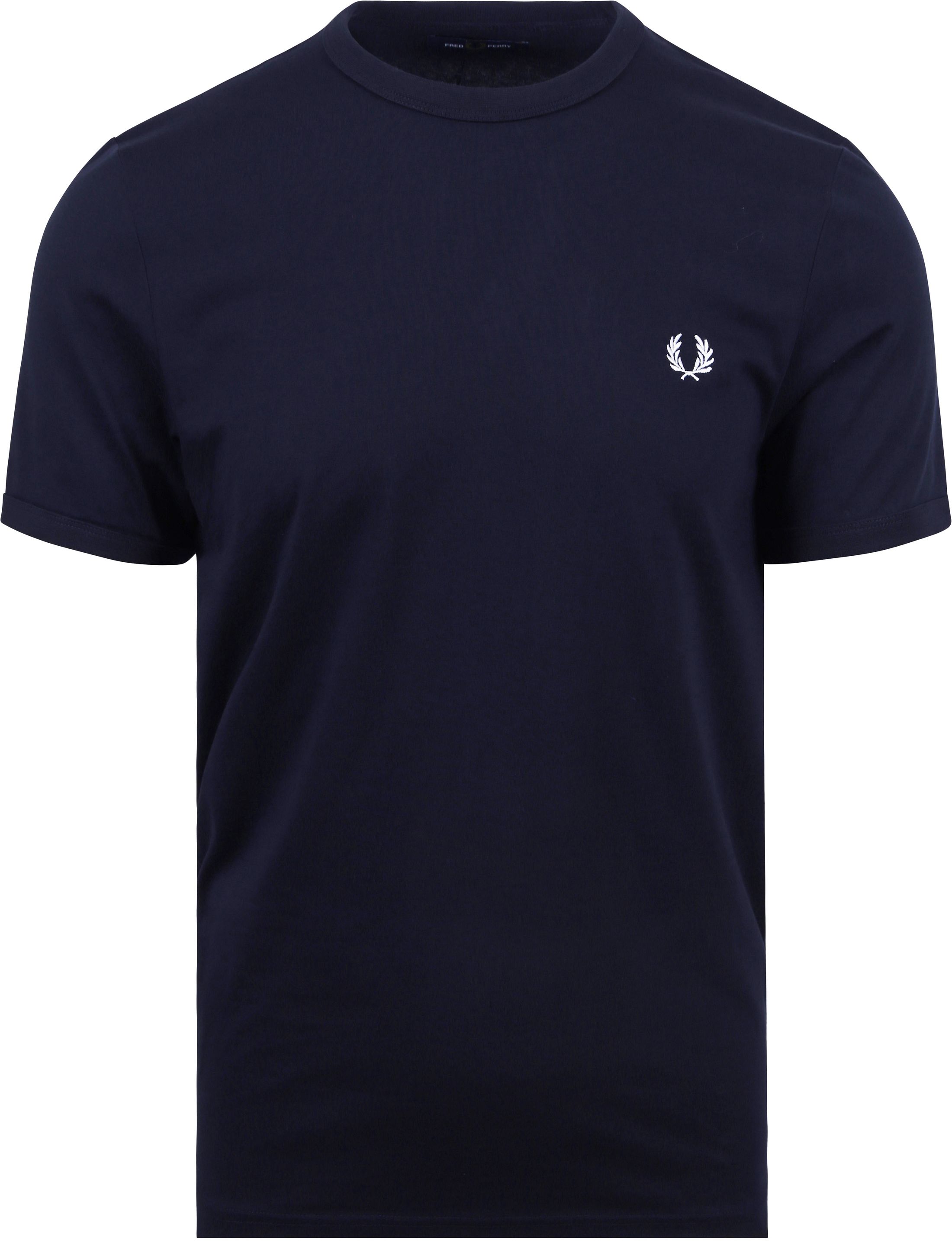 Fred Perry Camiseta Azul M3519-608 Ringer 