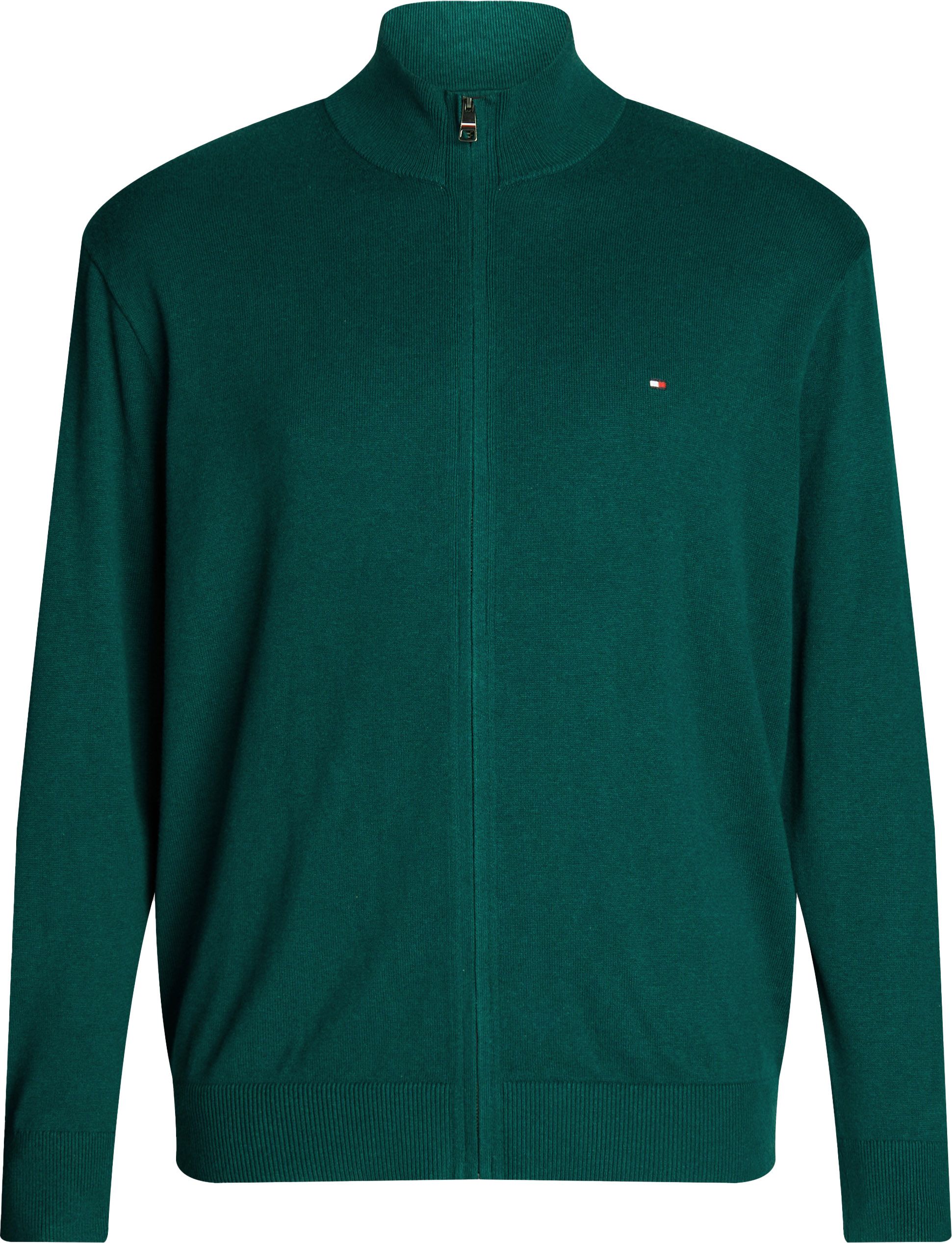 Tommy Hilfiger Kardigan Zielony MW0MW34107-0H7 