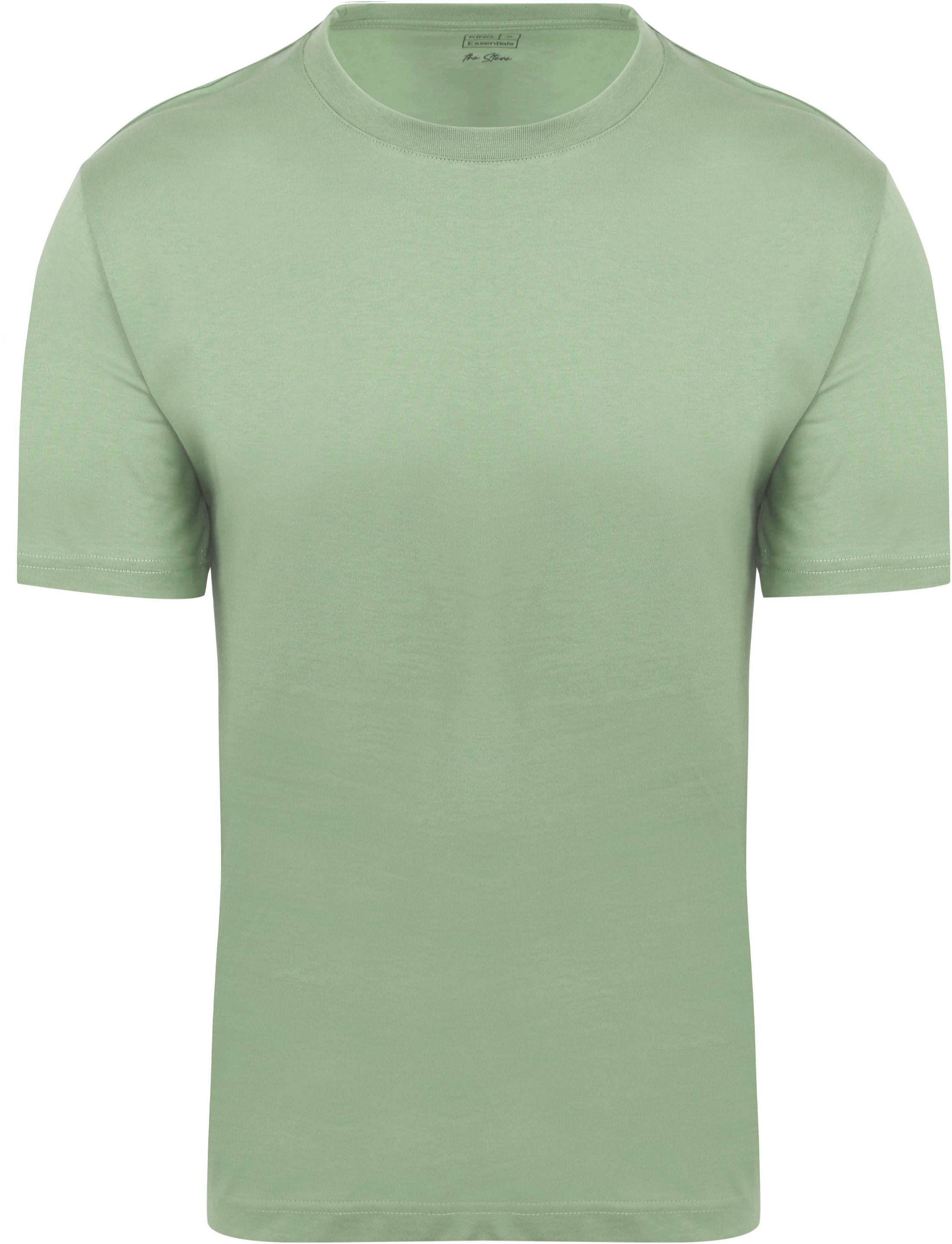 KING Essentials T-shirt Zielony KM111010001-G017T 