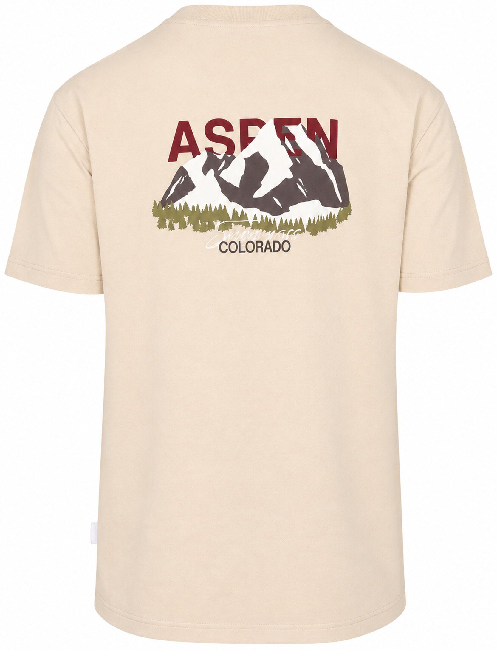 Supply & Co T-Shirt Imprimé au dos Warren Écru SCO26318WA02-2501 commander en ligne | Suitable