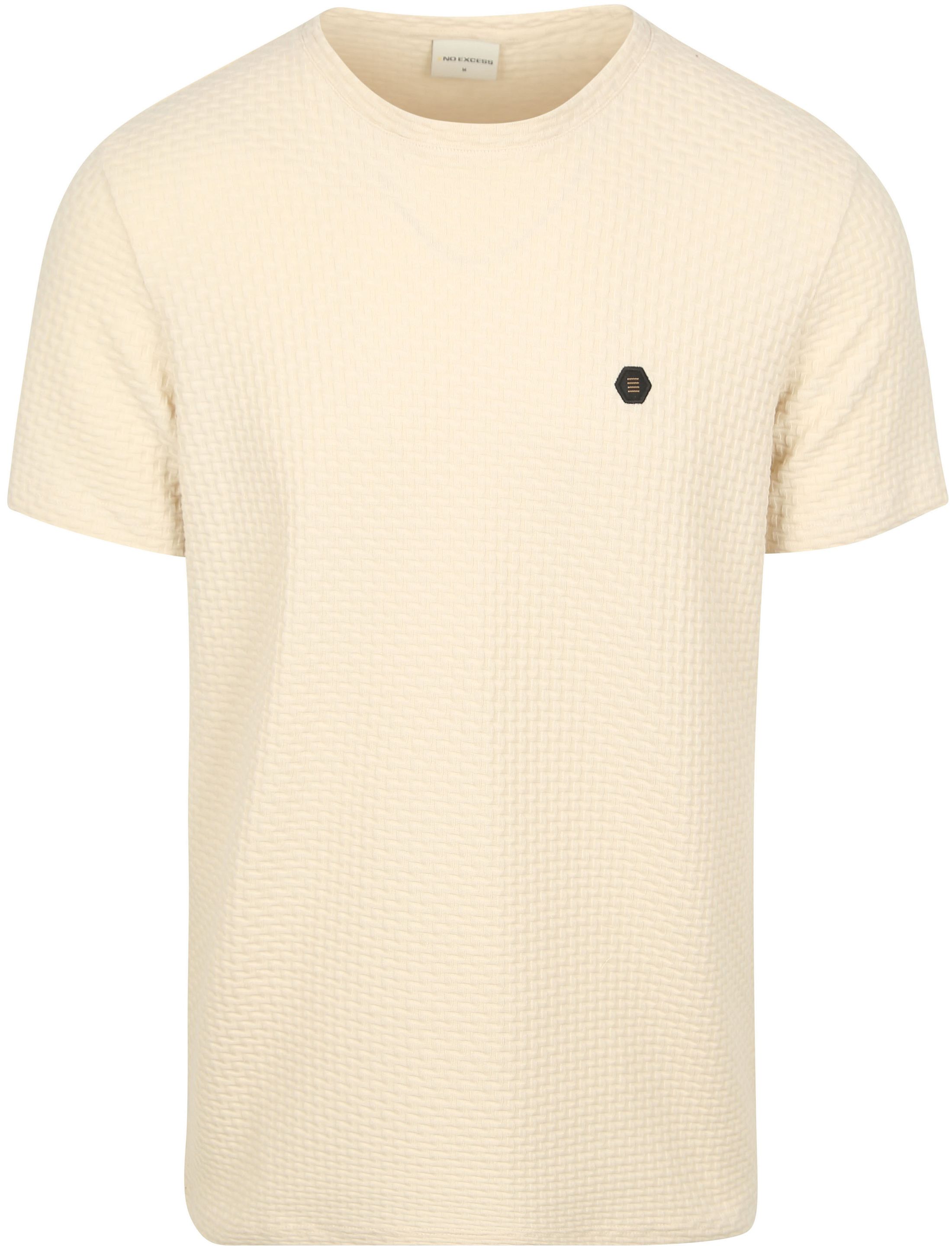 No-Excess T-skjorte Jacquard Ecru 29360791-013
