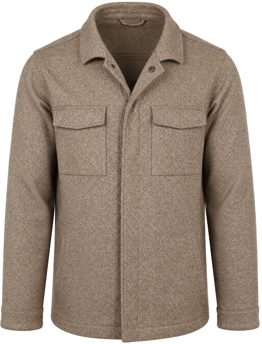 Suitable Hemdjacke Twill Beige kaufen | OVSH-STBL-TWILLJACKET-26.01 BEIGE | Suitable