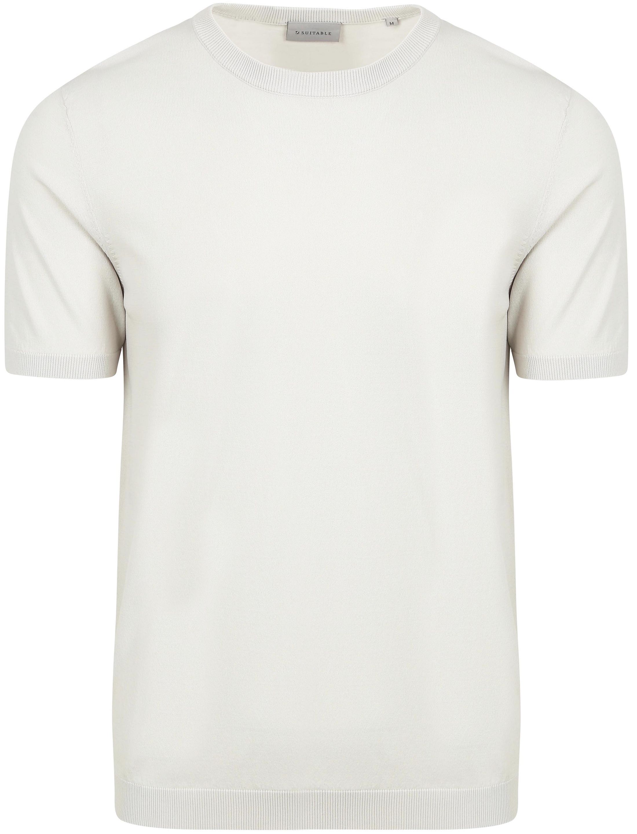 Suitable Stickad T-shirt Wap Ecru SPE25108WA35ST-920