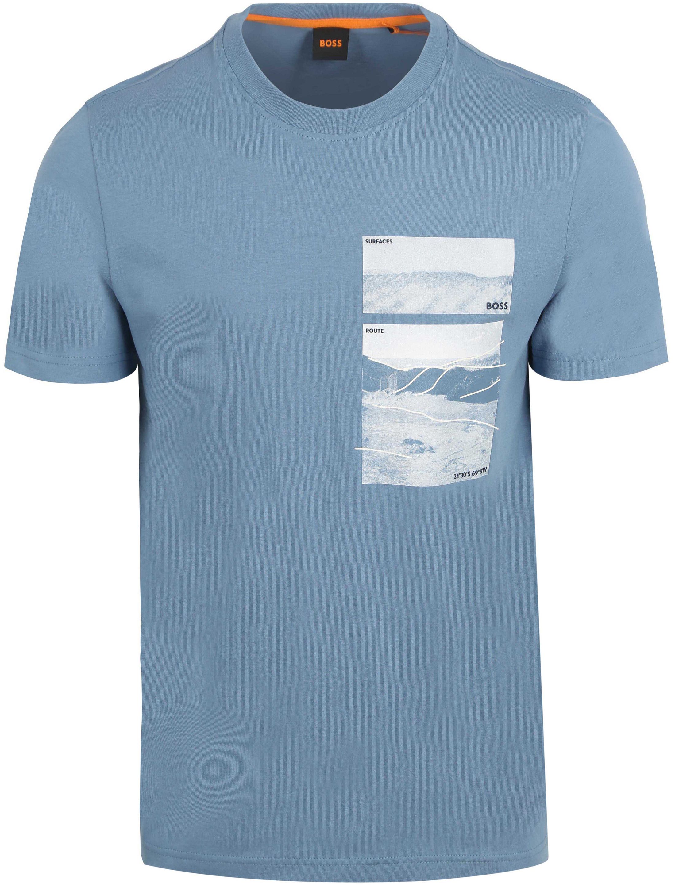 BOSS T-shirt Dune Bleu 50539194-462 commander en ligne | Suitable