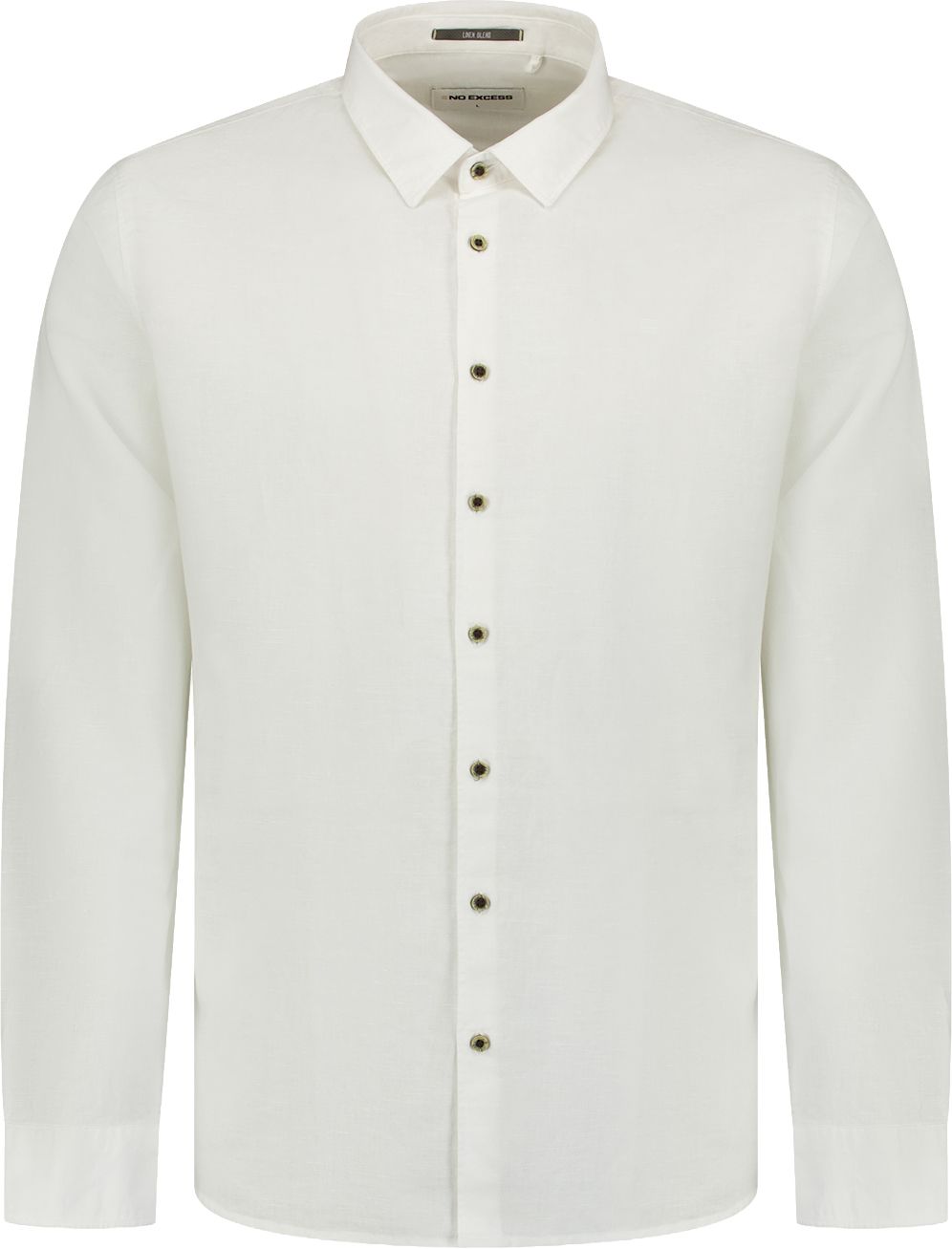 No Excess Shirt Linen Blend White 31470213SN-010 order online | Suitable