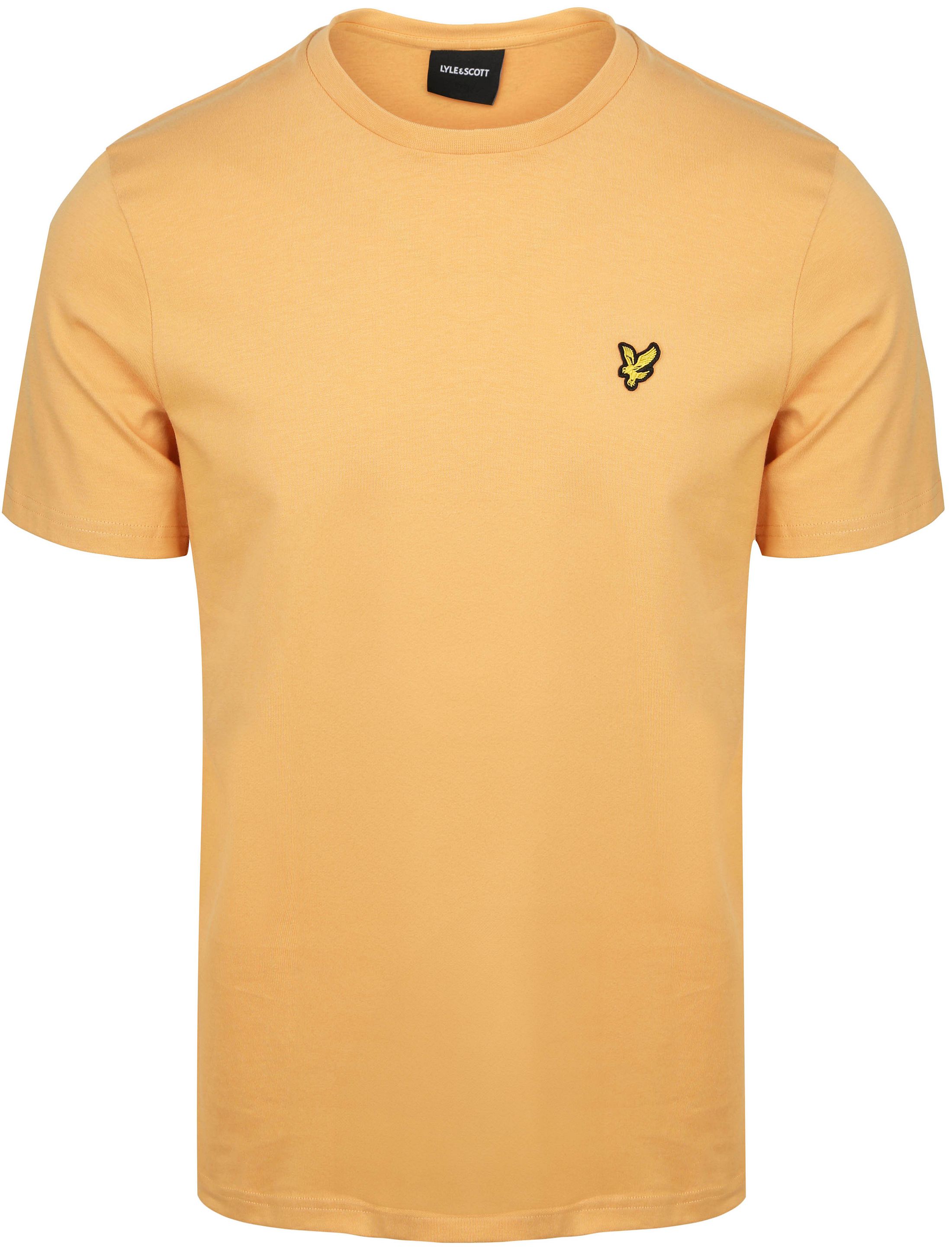 Lyle and Scott T-skjorte Honeycomb Oransje