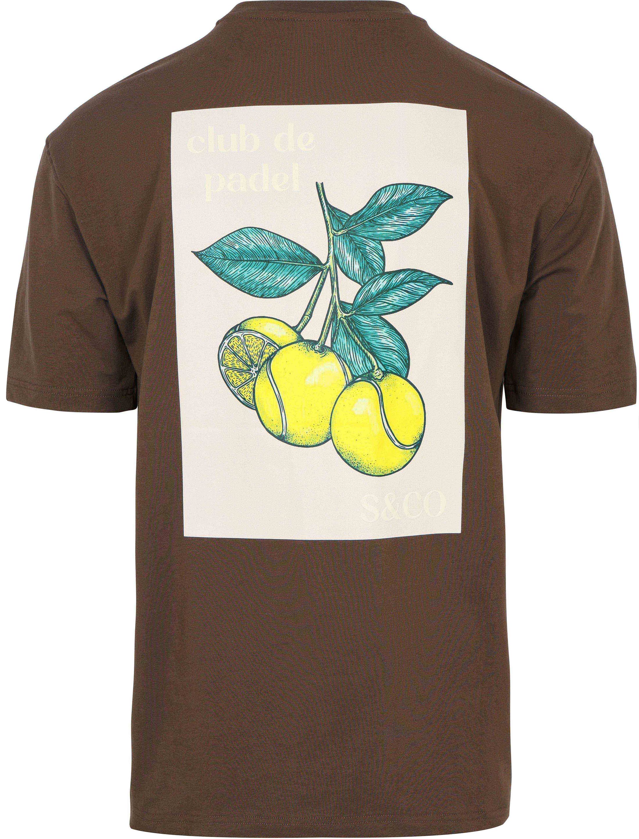 Supply & Co T-Shirt Backprint Bruin SCO26118DI07-2002 kopen | Suitable
