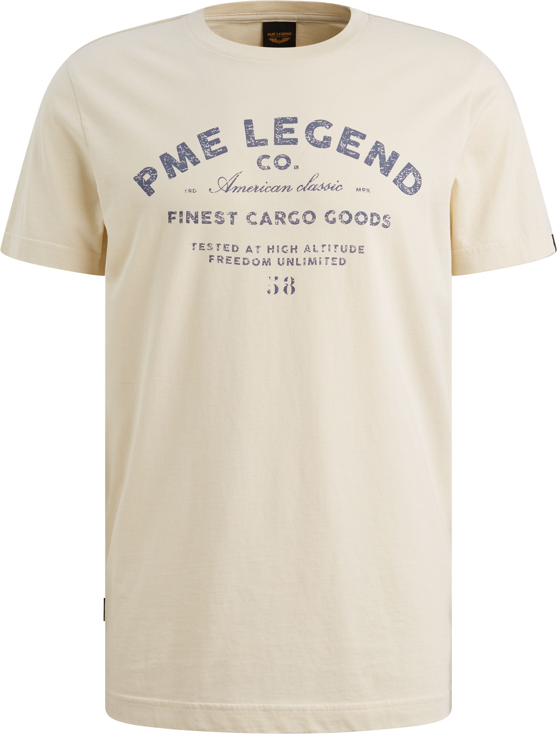 PME Legend T-skjorte Logo Artwork Ecru PTSS2602560-7013