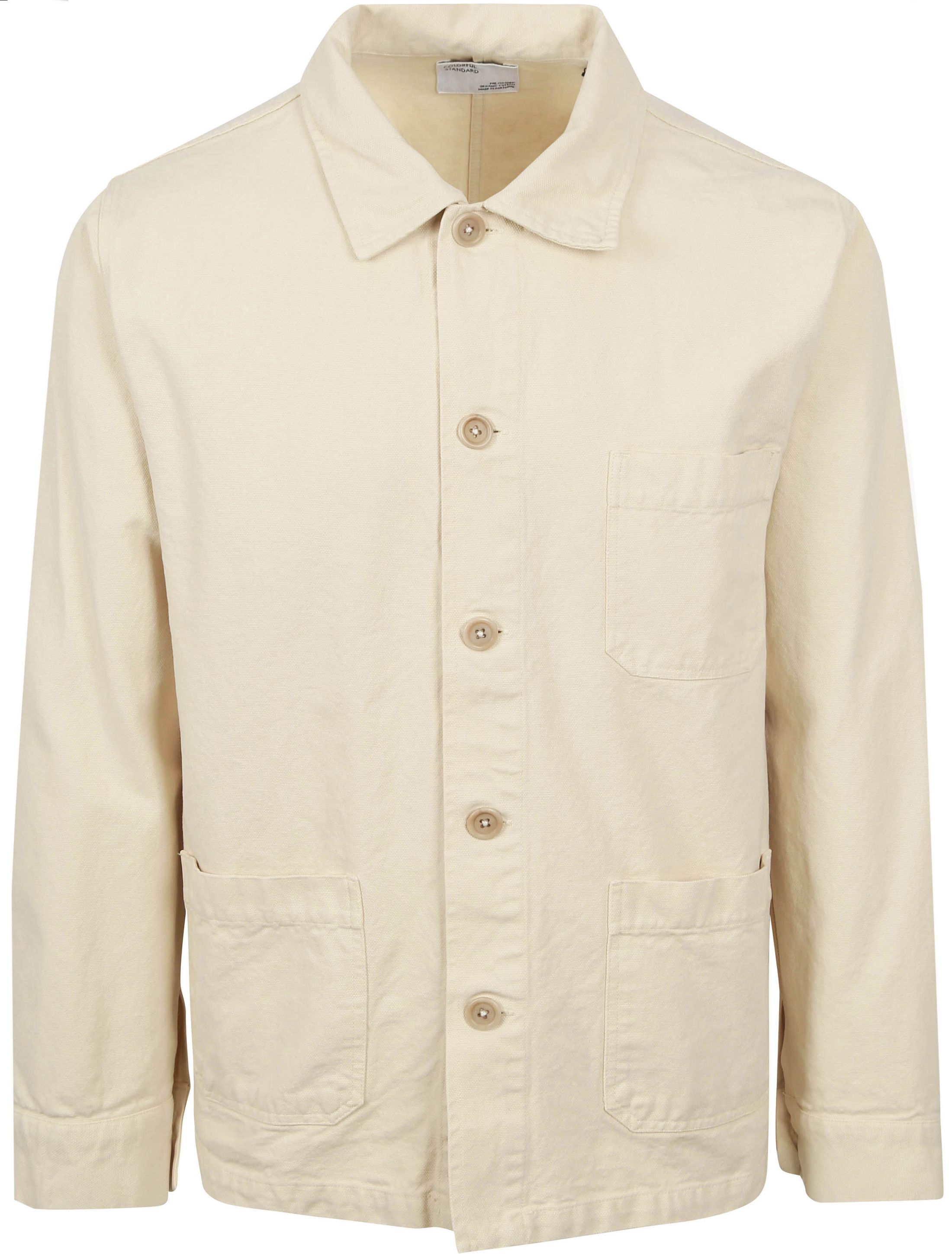 Colorful Standard Overshirt Ivoire CS4008 Ivory White