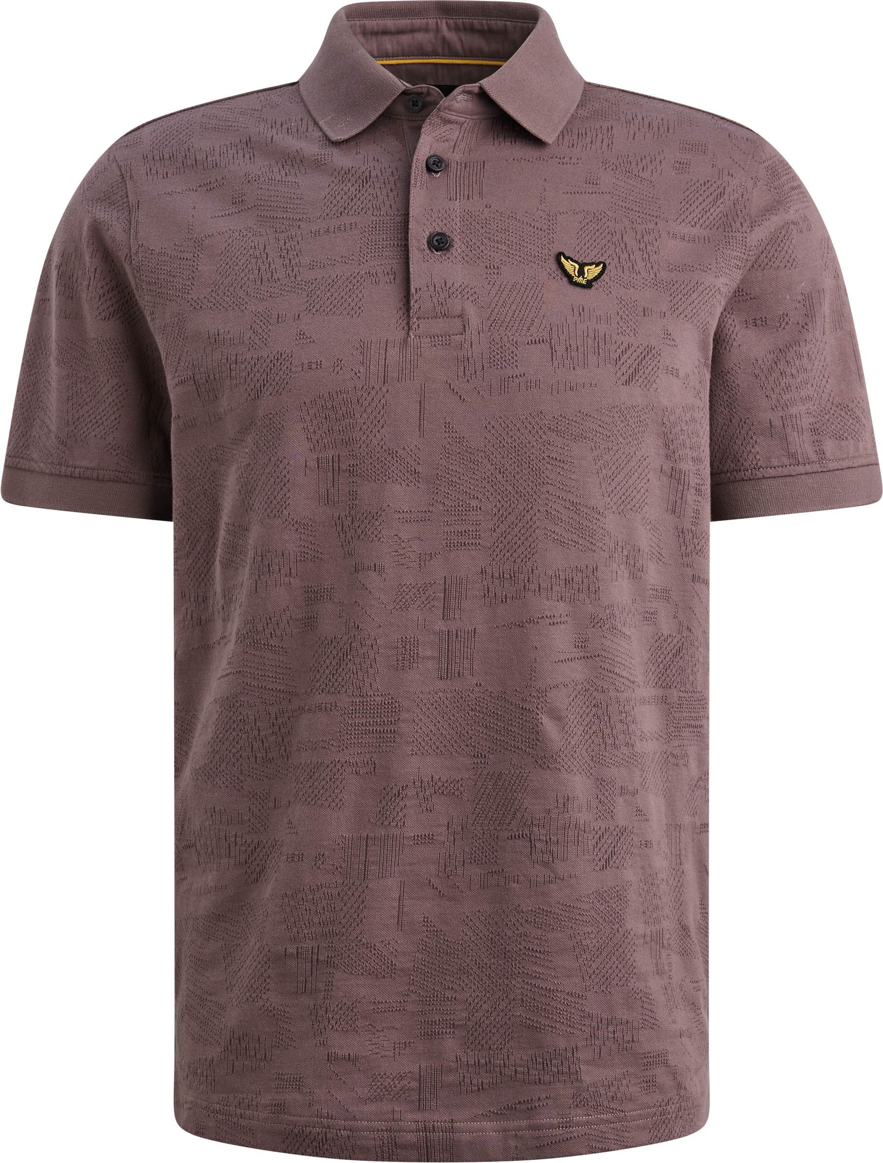 PME Legend Poloshirt Jacquard Jersey Moonscape Lila PPSS2603883-4323 kaufen | Suitable