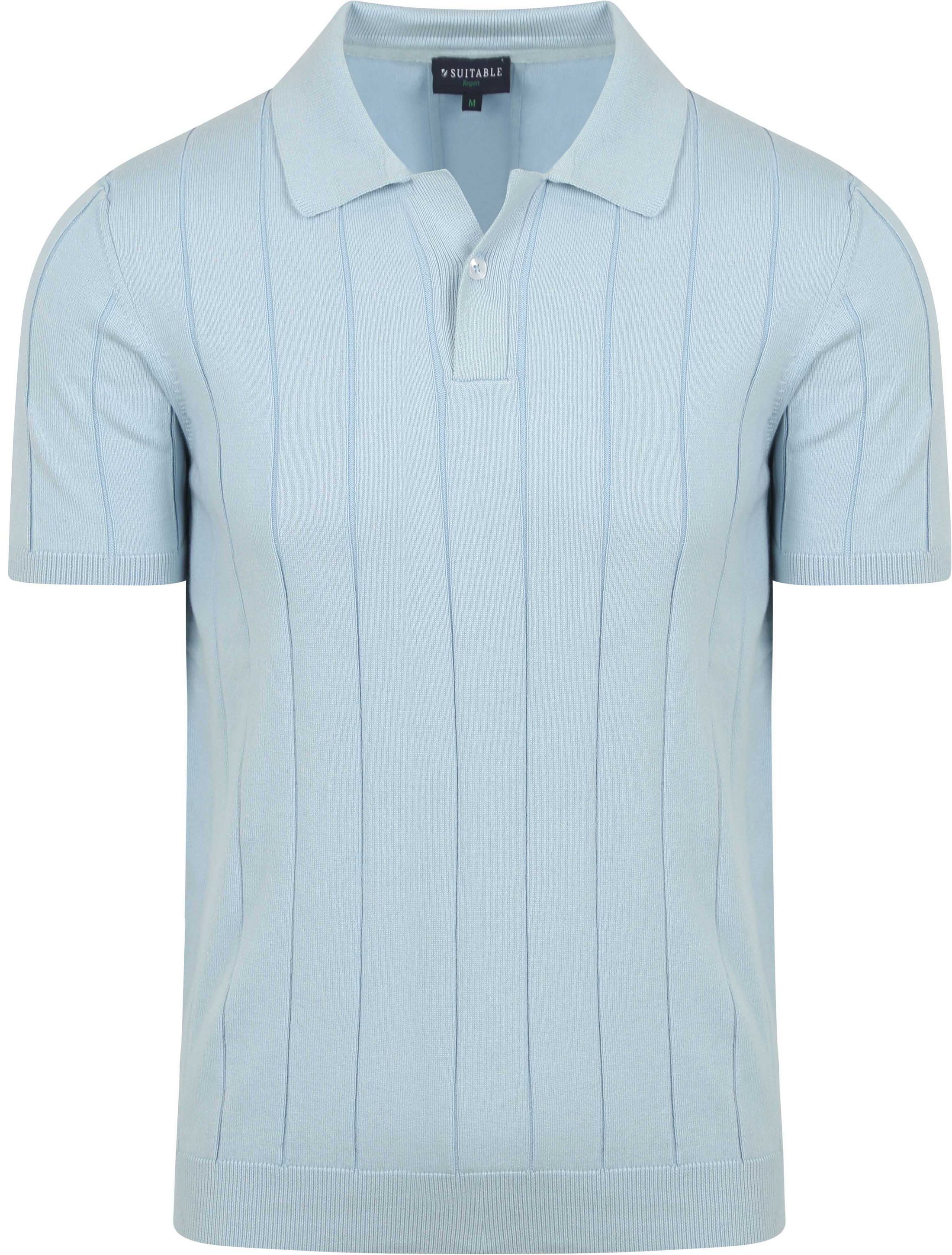 Suitable Respect Poloshirt Drop Needle Hellblau kaufen | RSP-25DN-1BSS-LBL | Suitable