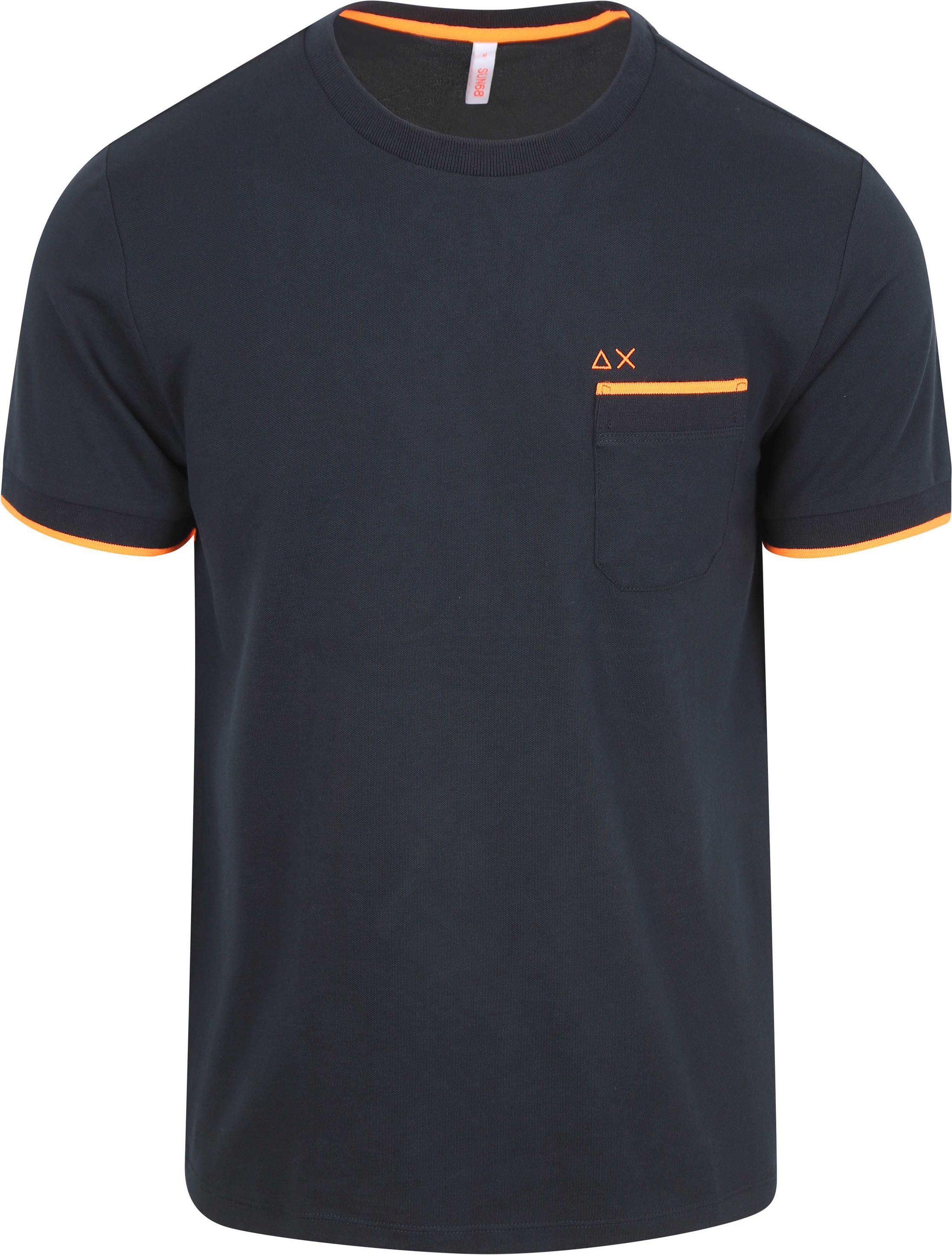 Sun68 Piqué T-Shirt Fluo Rayures Marine T35124-07 commander en ligne | Suitable