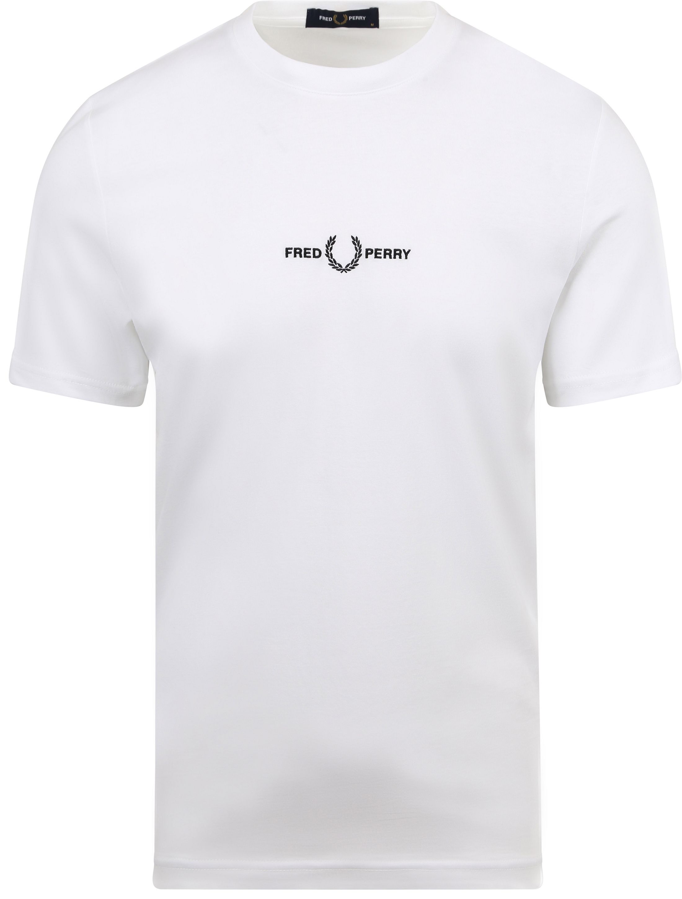 Køb Fred Perry T-shirt M4580 Hvid M4580-100 | Suitable