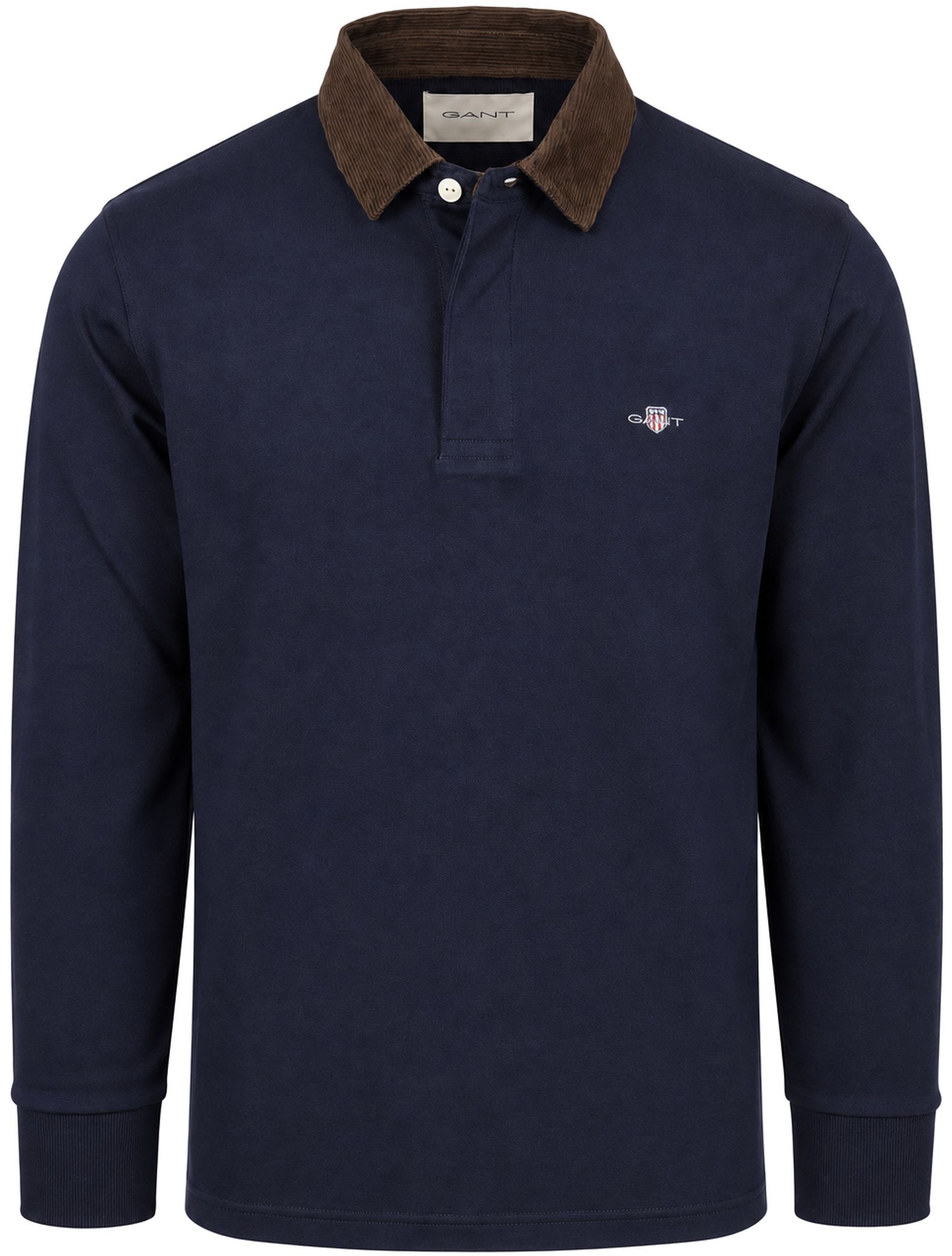Gant Rugger Shield Corduroy Polo Navy order online | 2065120-433 | Suitable Liechtenstein