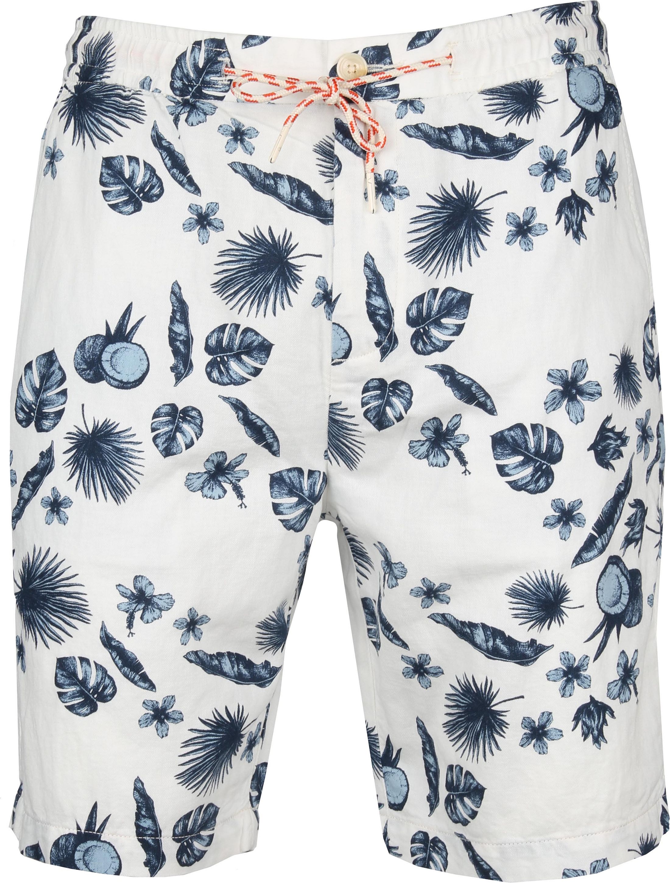 Scotch and Soda Short Wit Print 165960 kopen | Suitable