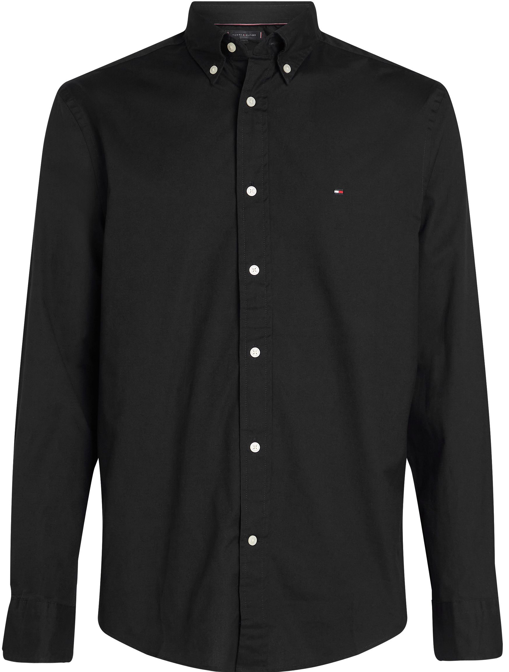 Tommy Hilfiger Poplin Shirt Flex Black order online | MW0MW39988-BDS | Suitable Norway