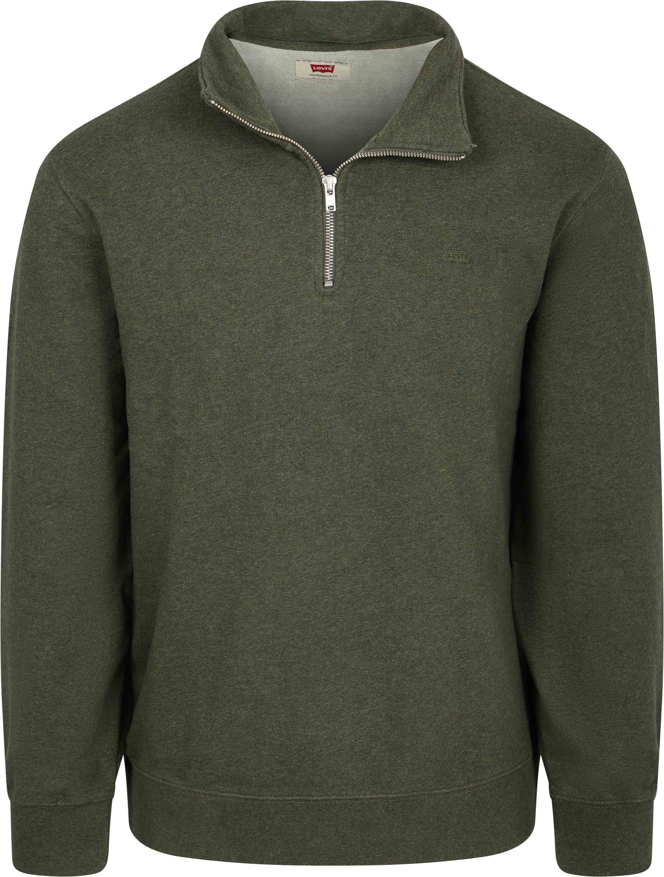 Levi's Sweat Half Zip Olive order online | Suitable Hungary