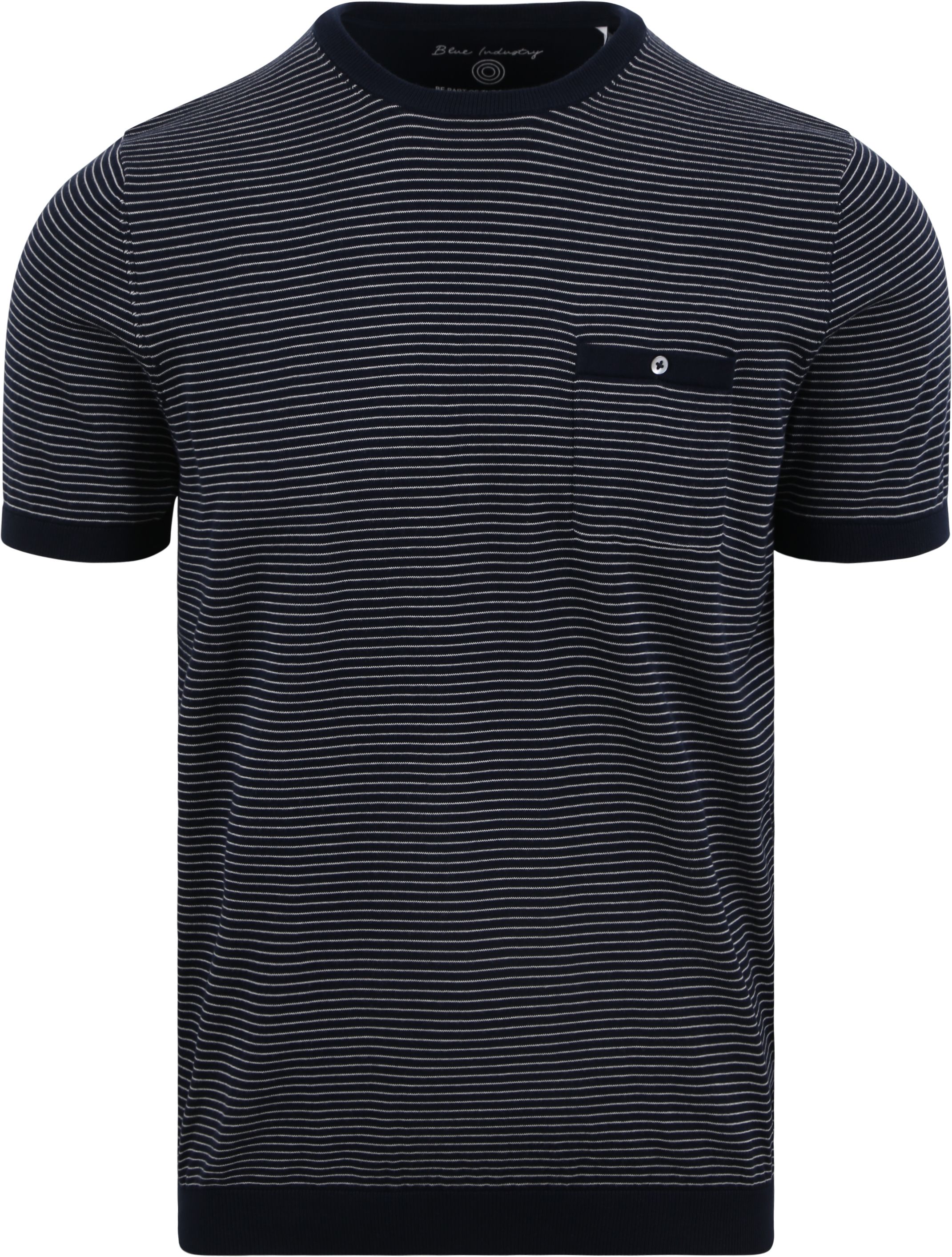 Blue Industry T-shirt Niebieski KBIS23-M30 navy 