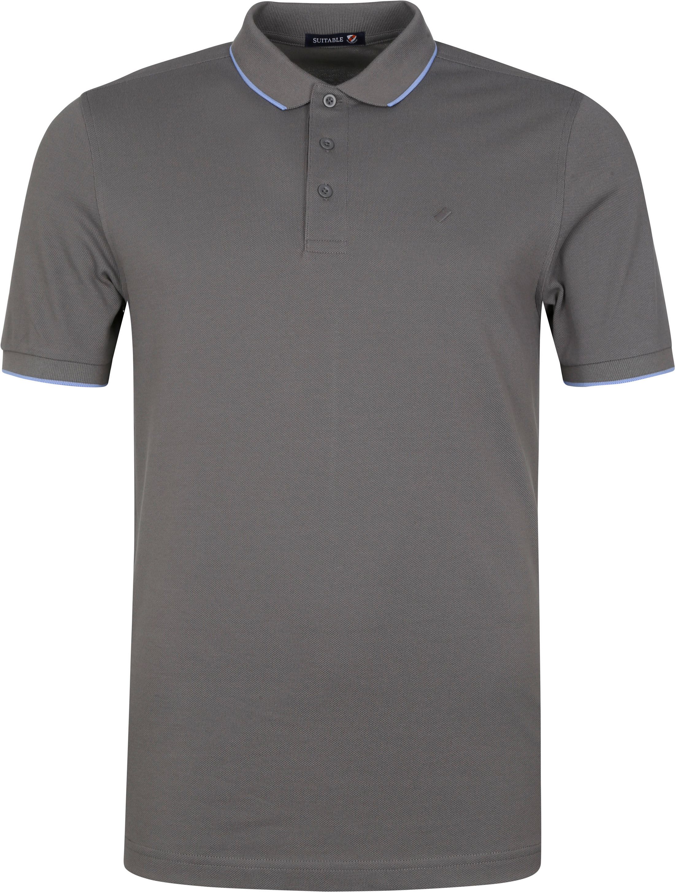 Suitable Poloshirt Tip Ferry Grau kaufen | 210055-20S-39 Antracite | Suitable