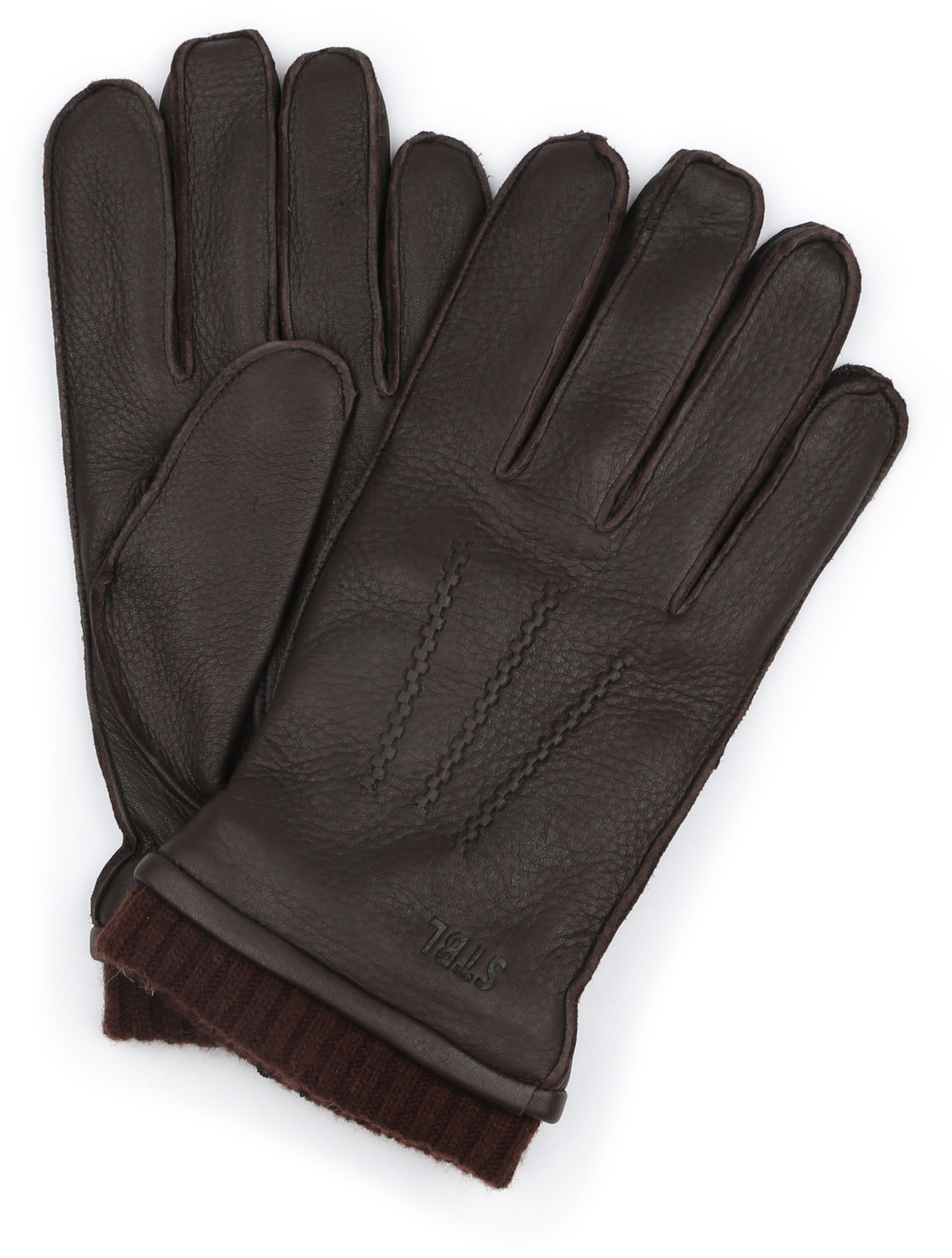 Suitable Gloves Leather Brown order online | GL-DEER/wool-25.02 | Suitable Lithuania