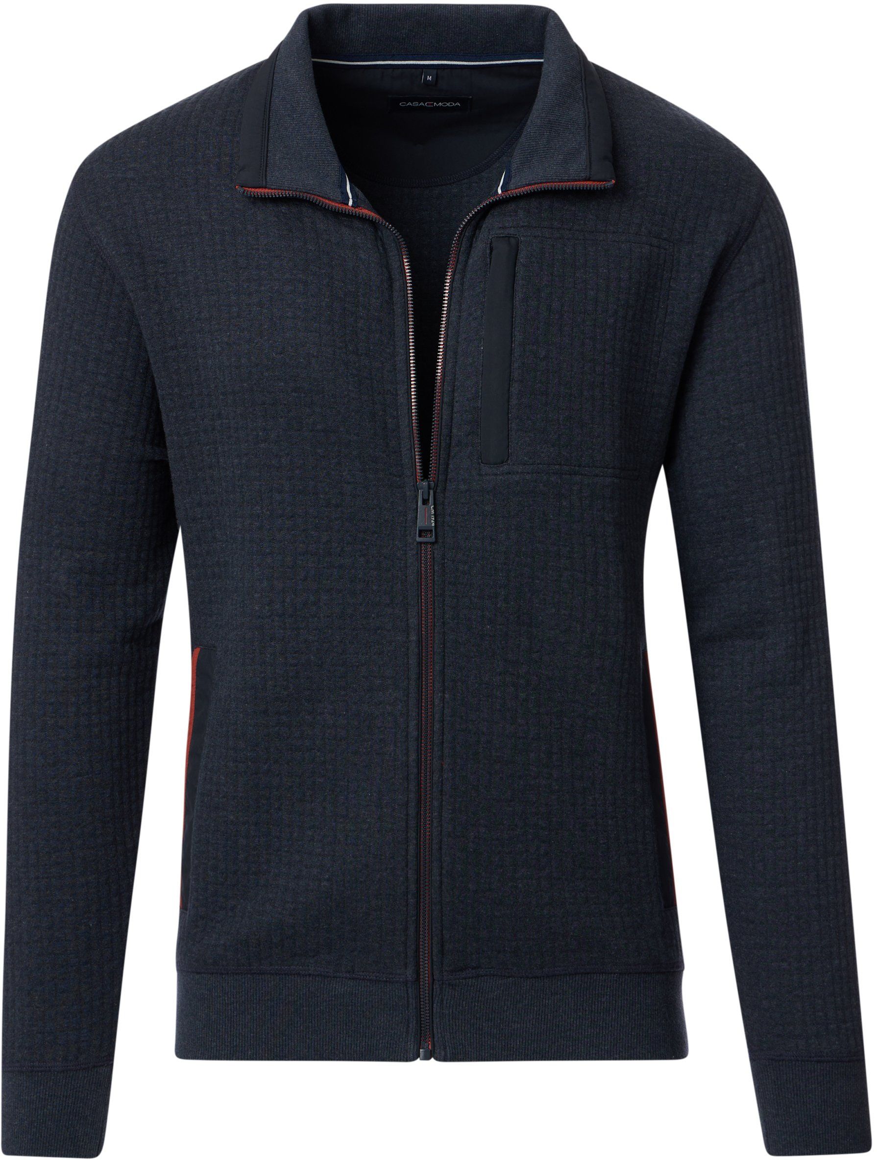CASAMODA Pullover Zip Navy order online | 444301100-135 | Suitable Slovenia