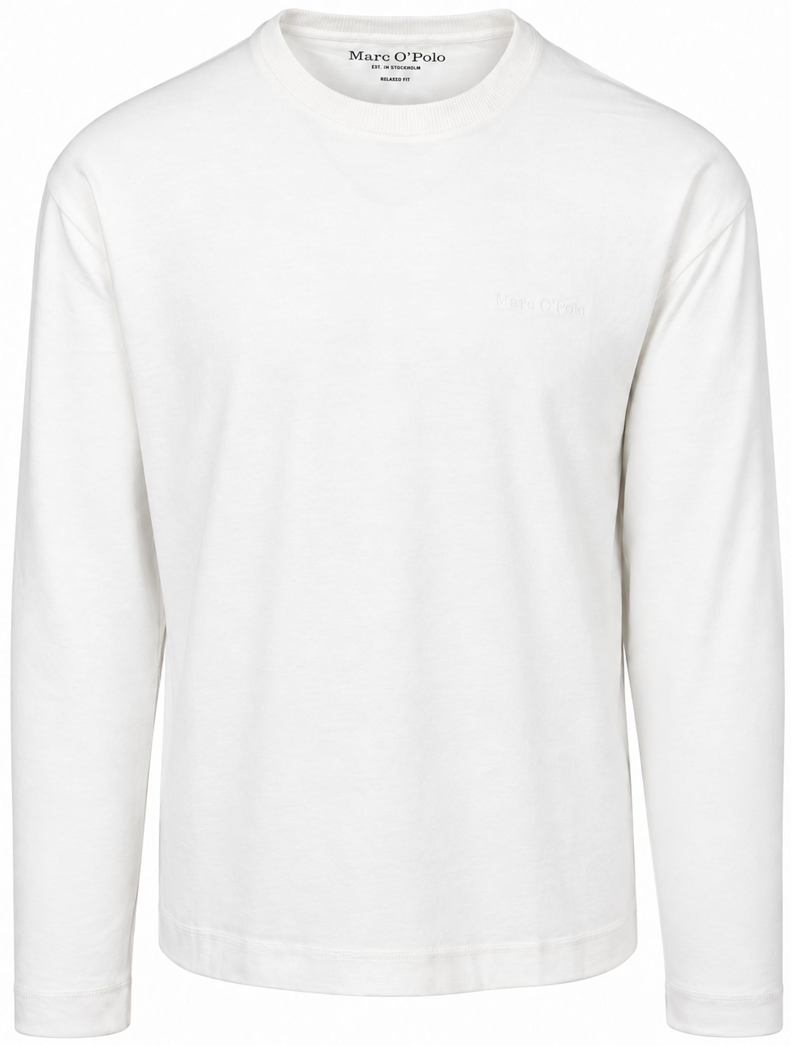 Marc O'Polo Heavy Longsleeve T-Shirt Silky White order online | 5000011746-1183 | Suitable Hungary