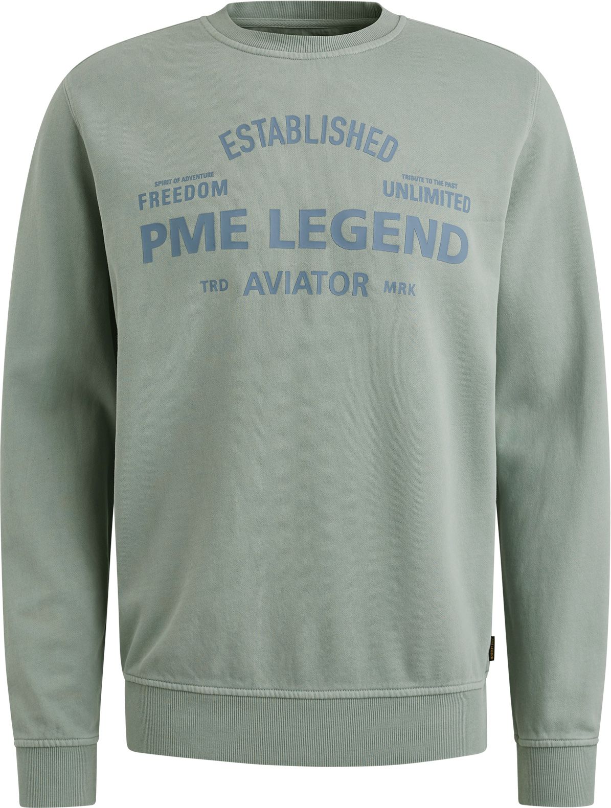 PME Legend Sweater Logo Silver Blue PSW2508430-5226 order online | Suitable