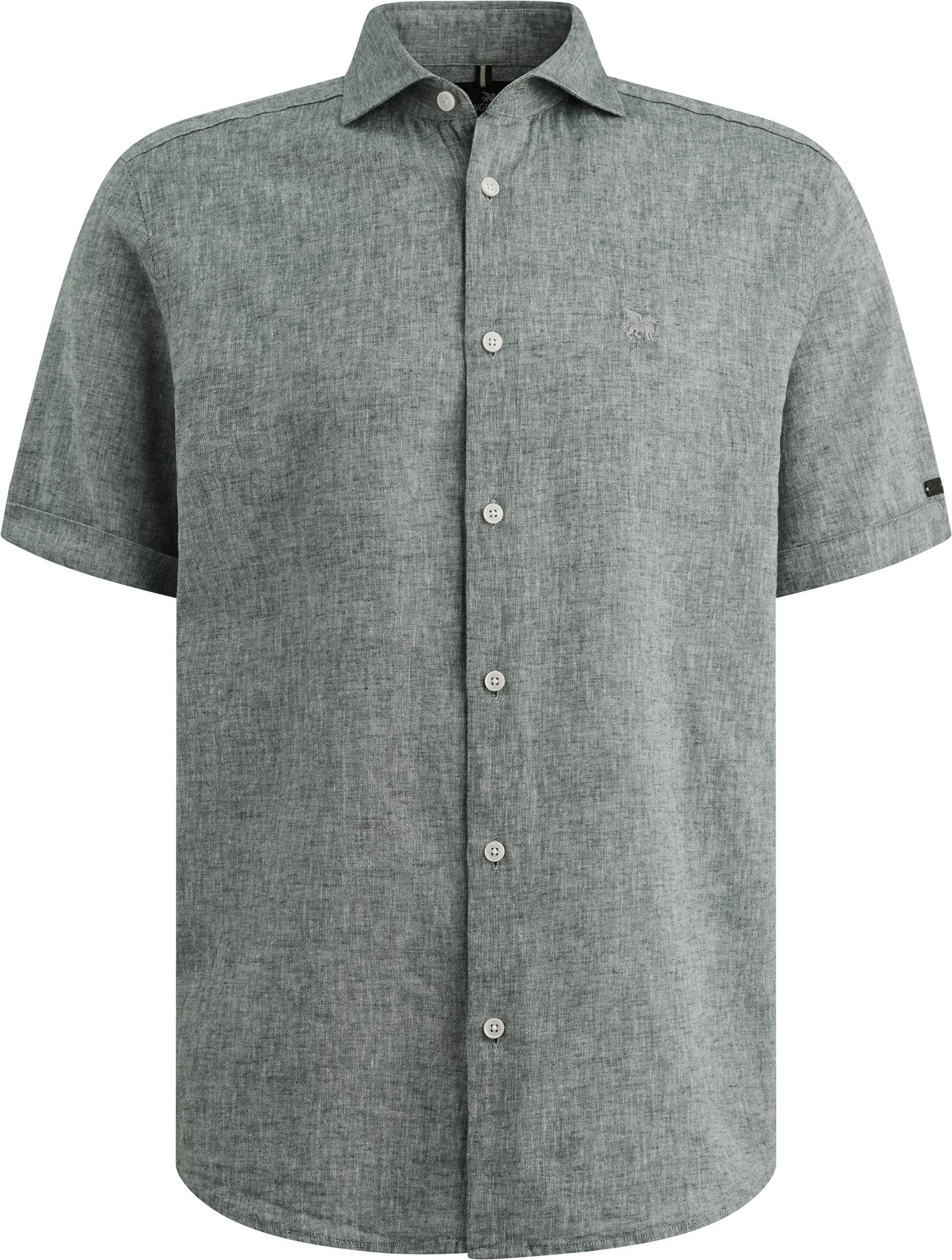 Vanguard Short Sleeve Chemise De Lin Blend Bleu Clair commander en ligne | Suitable