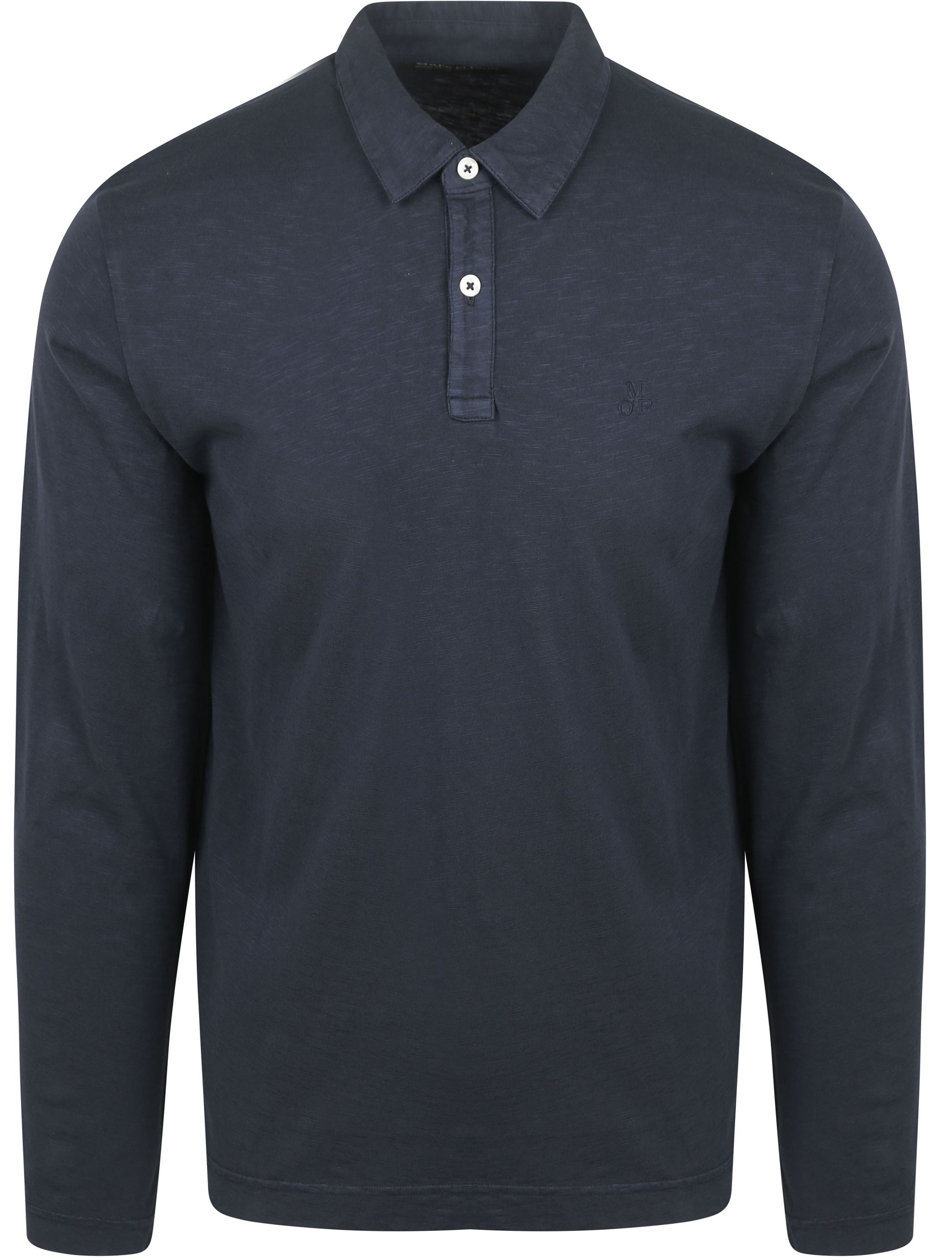 Marc O'Polo Longsleeve Poloshirt Navy 522224655048-898 kaufen | Suitable