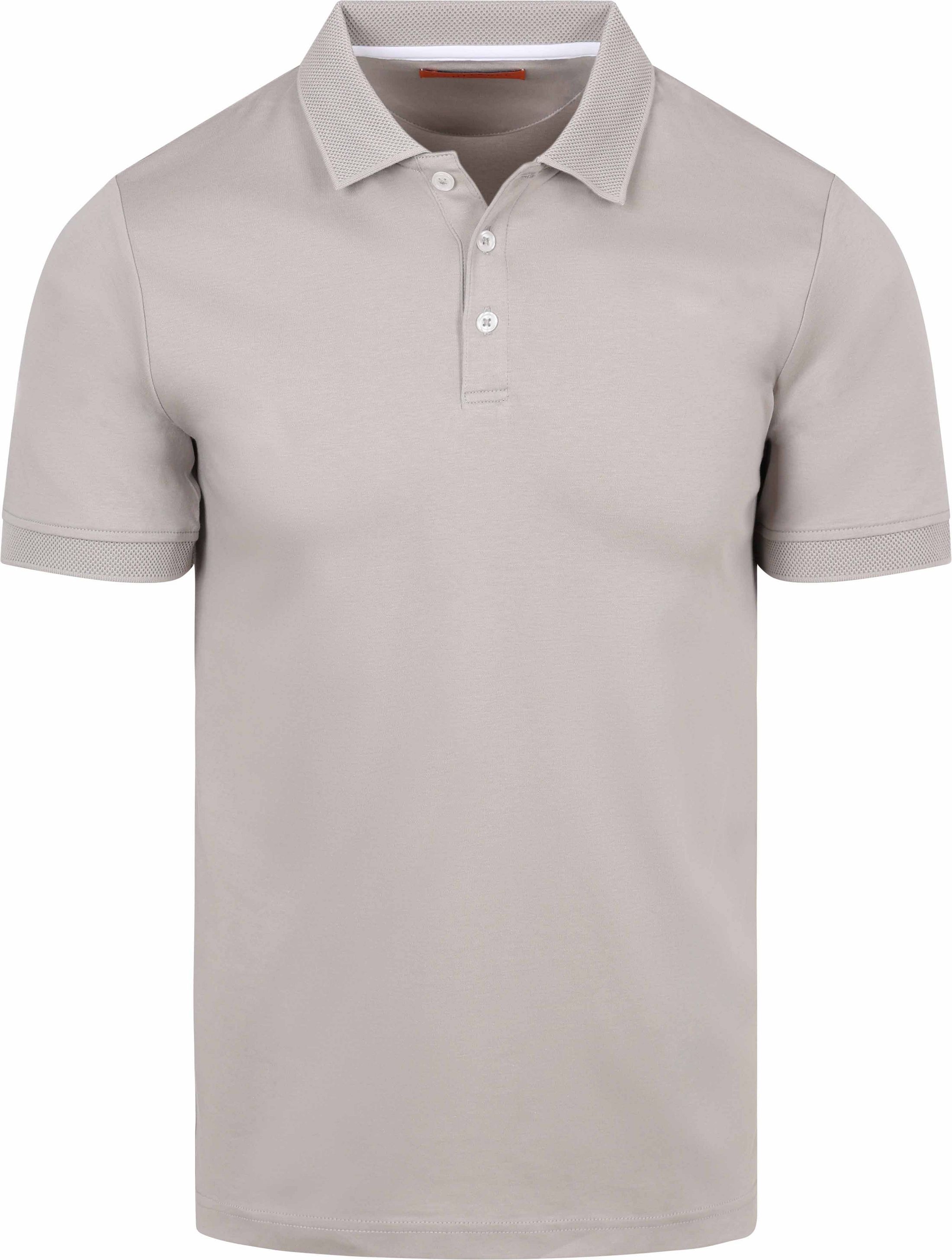 Suitable Boris Liquid Polo Shirt Greige SPE26108BO40ST-Midgrey order online | Suitable