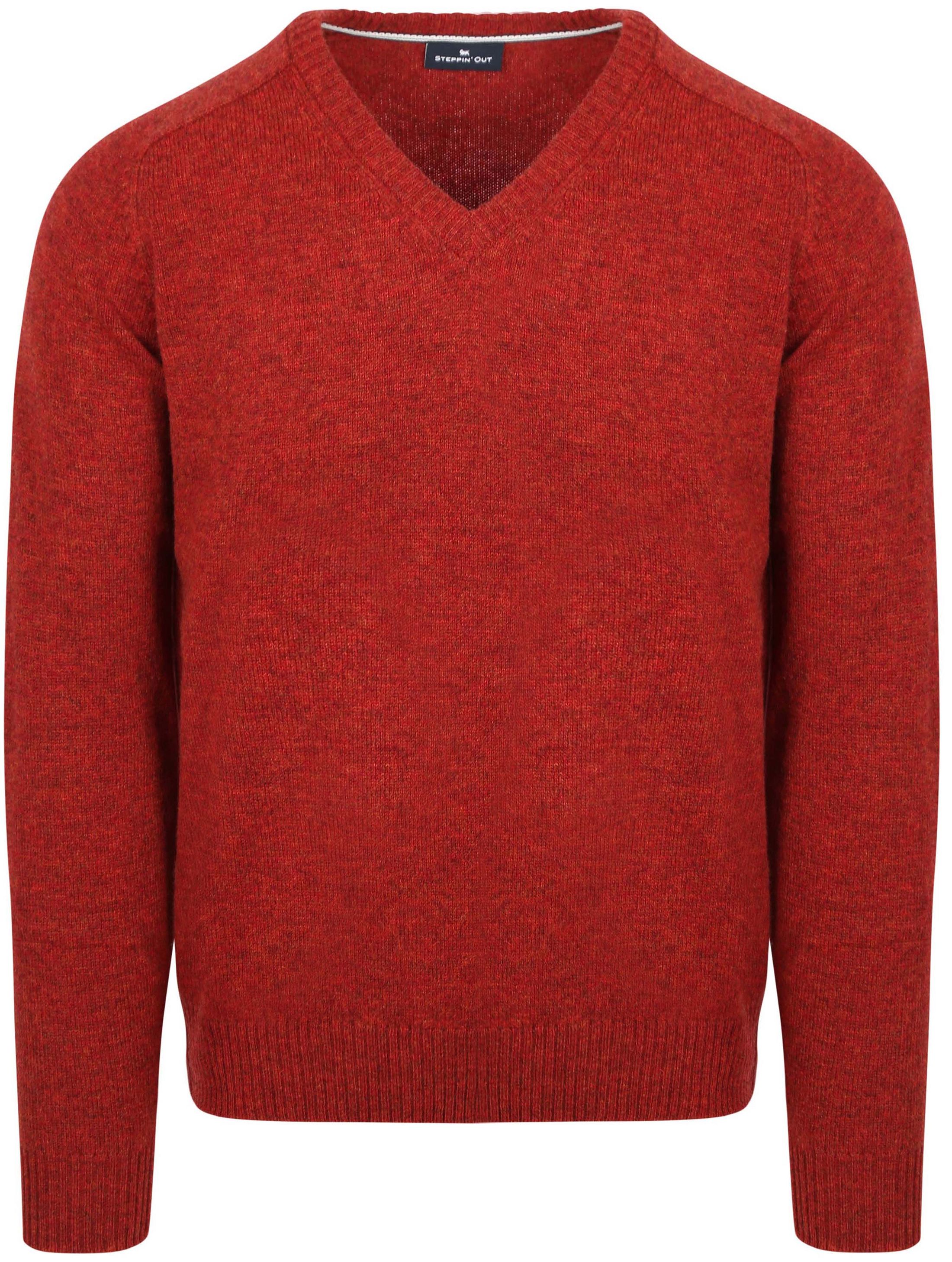 Steppin' Out Maglione Rosso PU-V-LMBS-100P-SO-25.07 Red Chili 