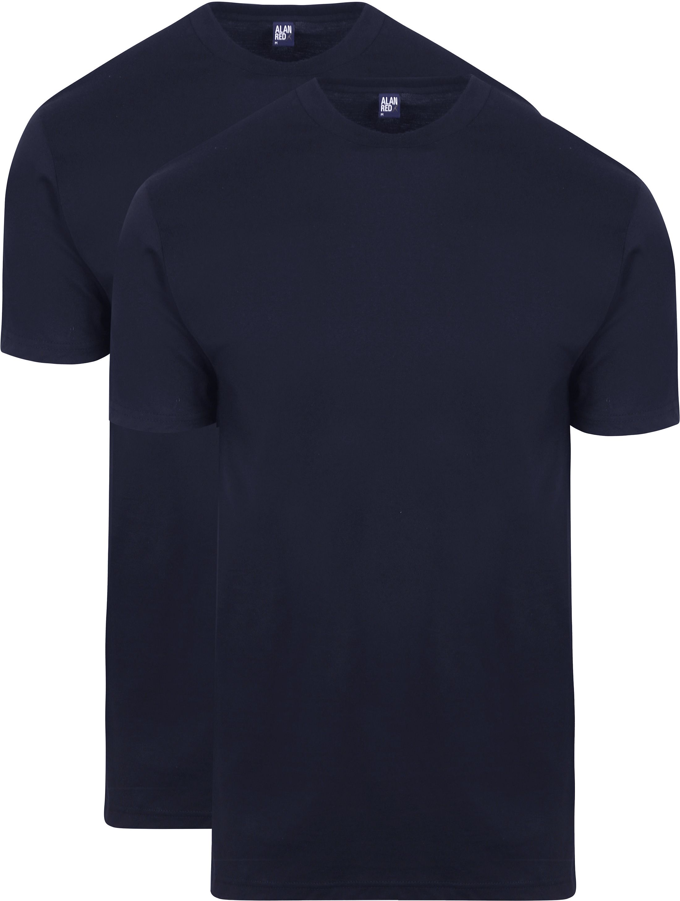 Alan Red Camiseta Azul 3129/2P/06 Virginia T-shirt Navy 2-pack