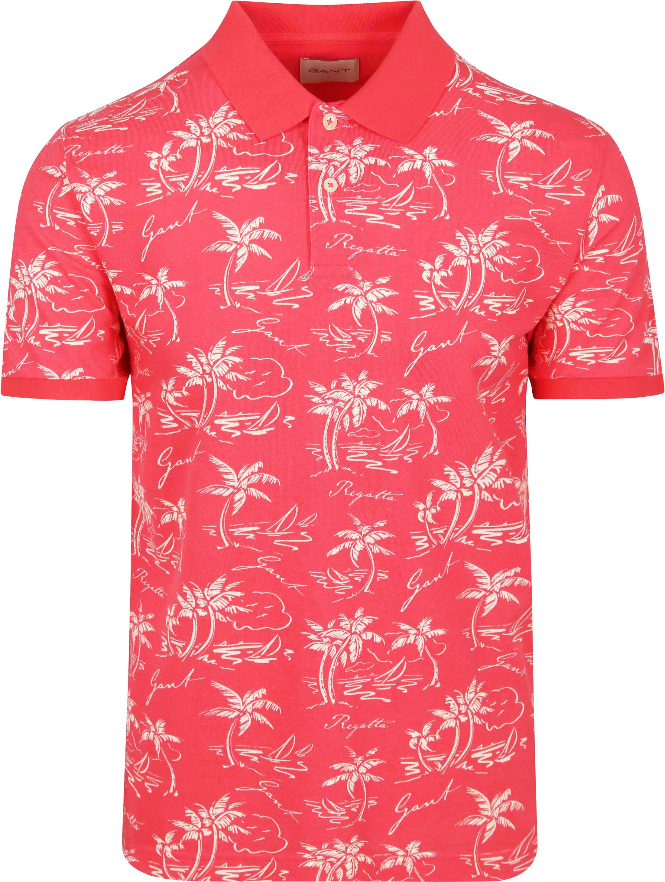 Gant Poloshirt mit Palm-Print Watermelon kaufen | 2014058-648 | Suitable