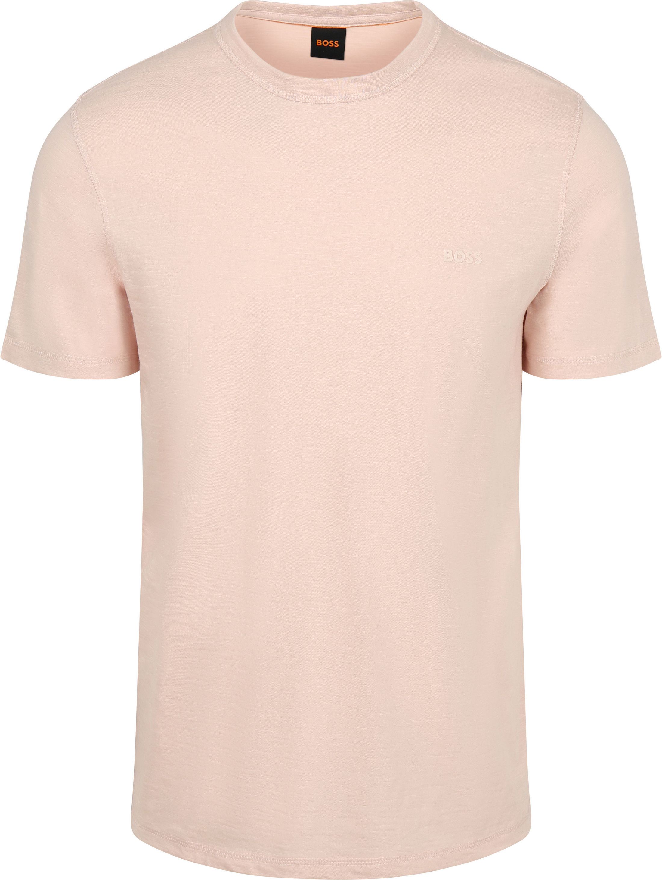 BOSS T-shirt Różowy 50508243-690 