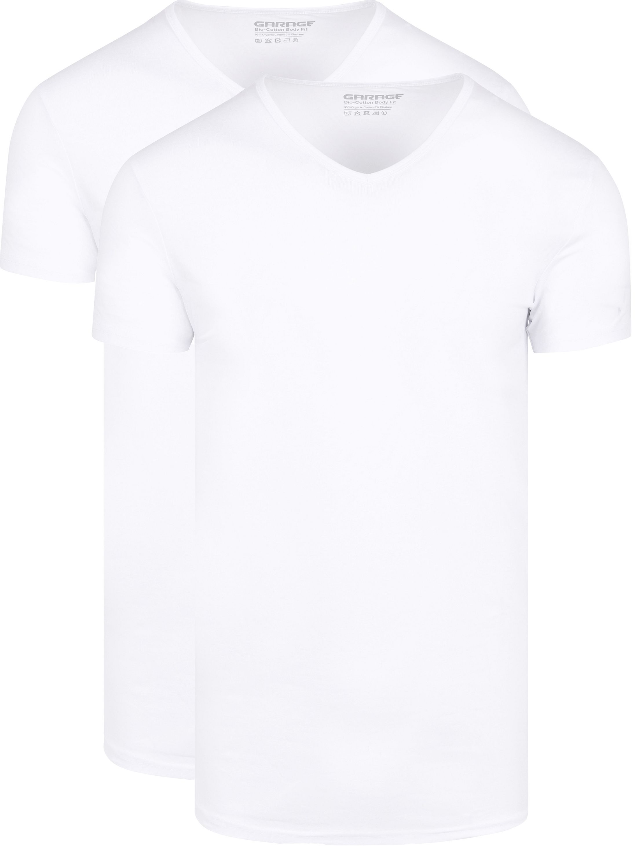 Garage Camiseta Blanco 0222 2-pack