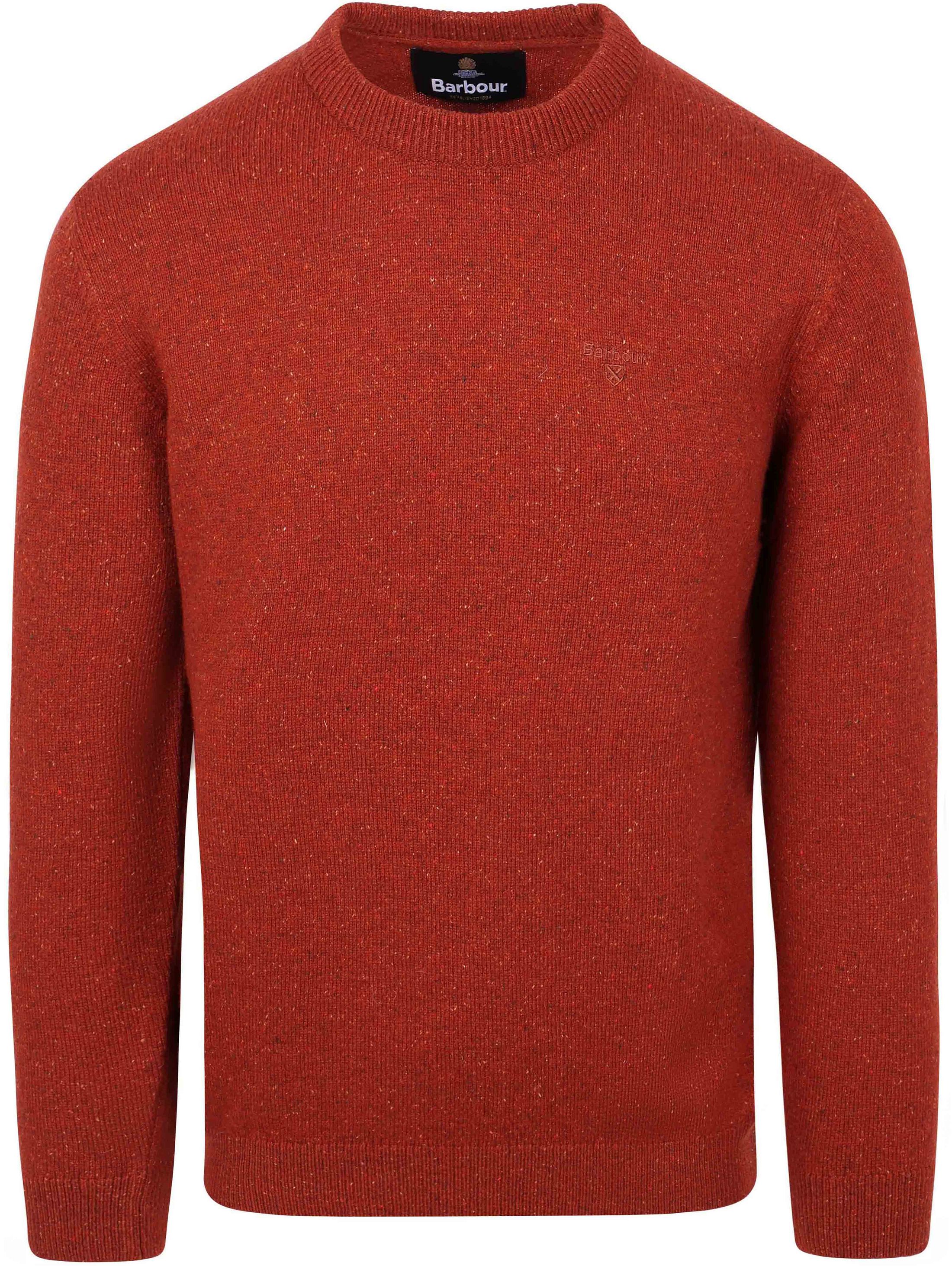 Barbour Tisbury Pullover Wool Brique order online | MKN0844-BR57 | Suitable Greece