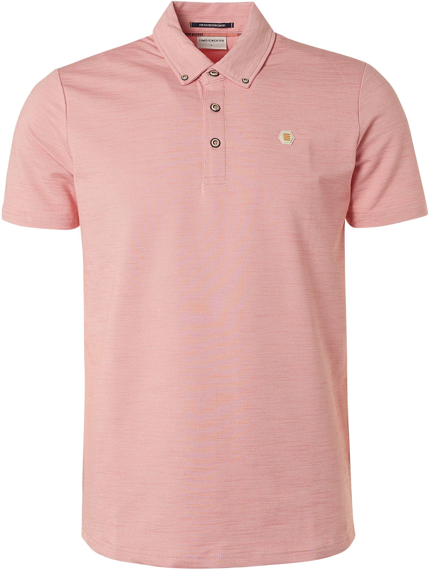 No Excess Polo Piqué Mélange Rose 15370206 commander en ligne | Suitable
