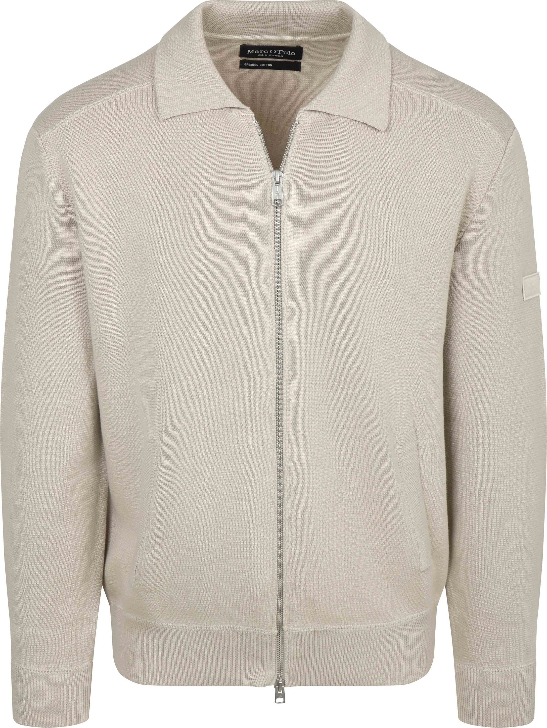 Marc O'Polo Cardigan Zip Grey Silk 5000011998-0924 order online | Suitable