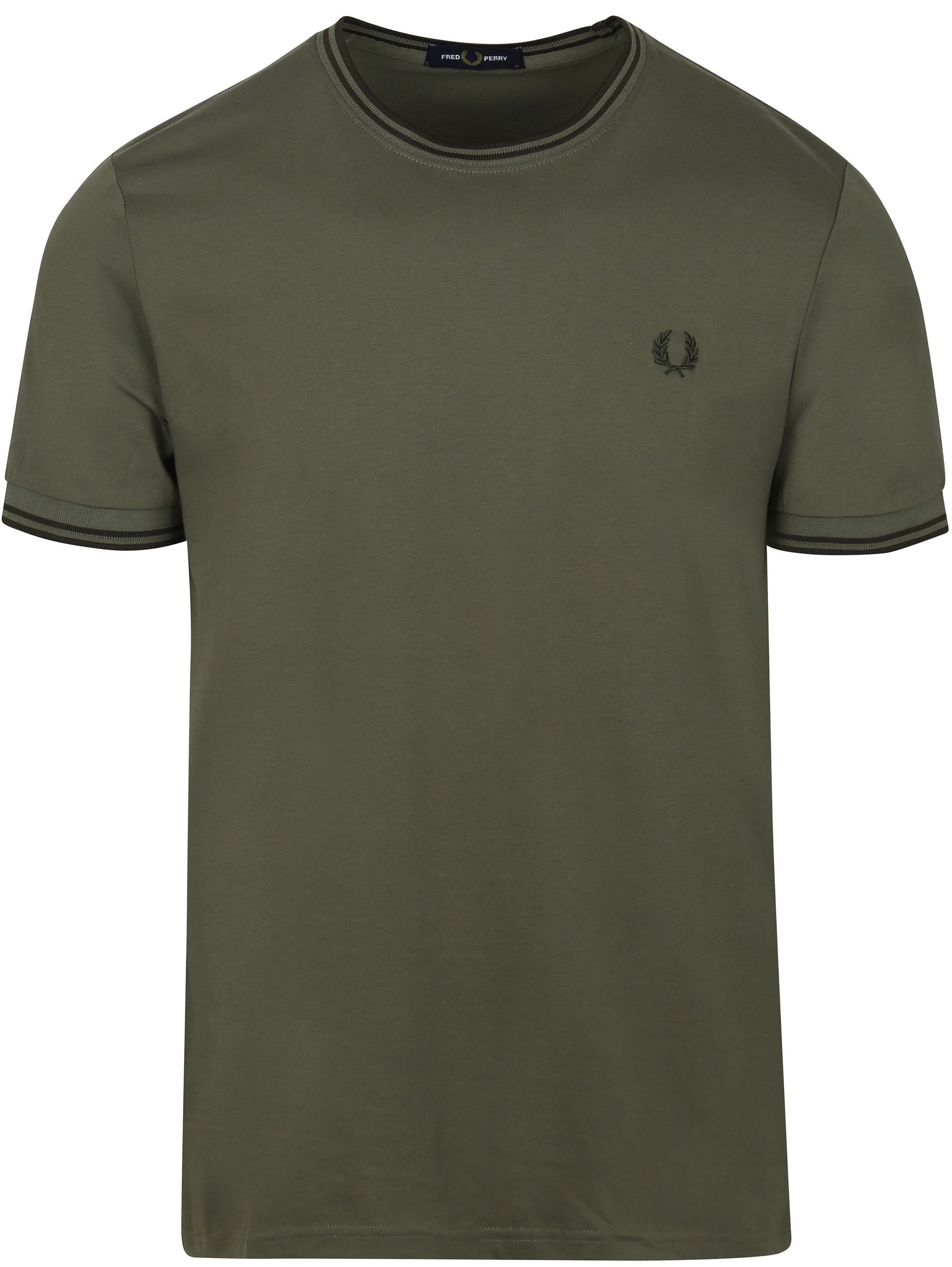 Køb Fred Perry T-shirt Olivengrøn W49 M1588-W49 | Suitable
