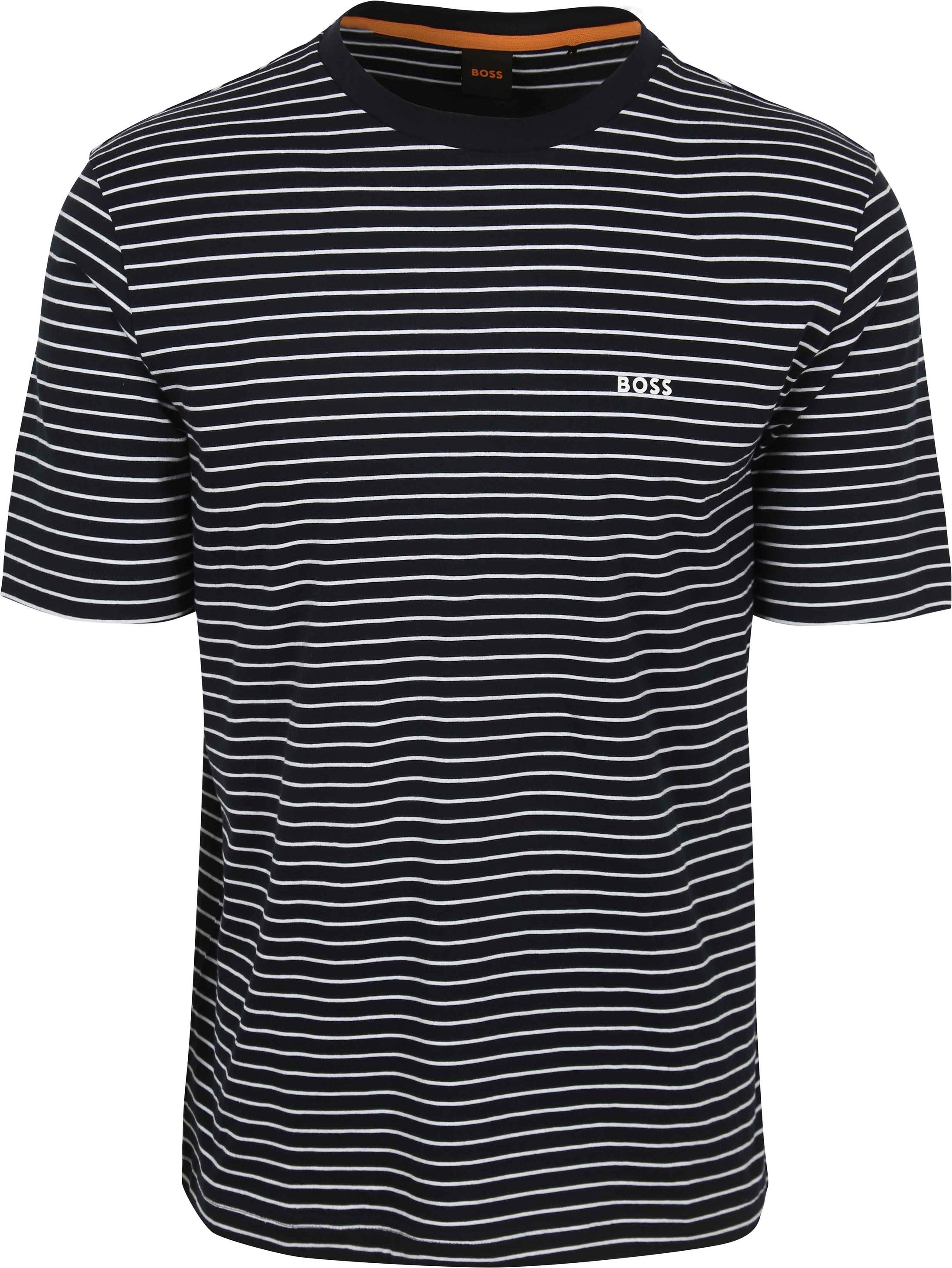 Køb BOSS T-shirt Stribe Blå 50499334-100 | Suitable