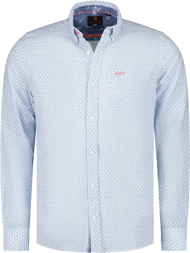 NZA Chemise Whatihua De Lin Bleu Clair commander en ligne | 24AN560-1638 | Suitable Luxembourg