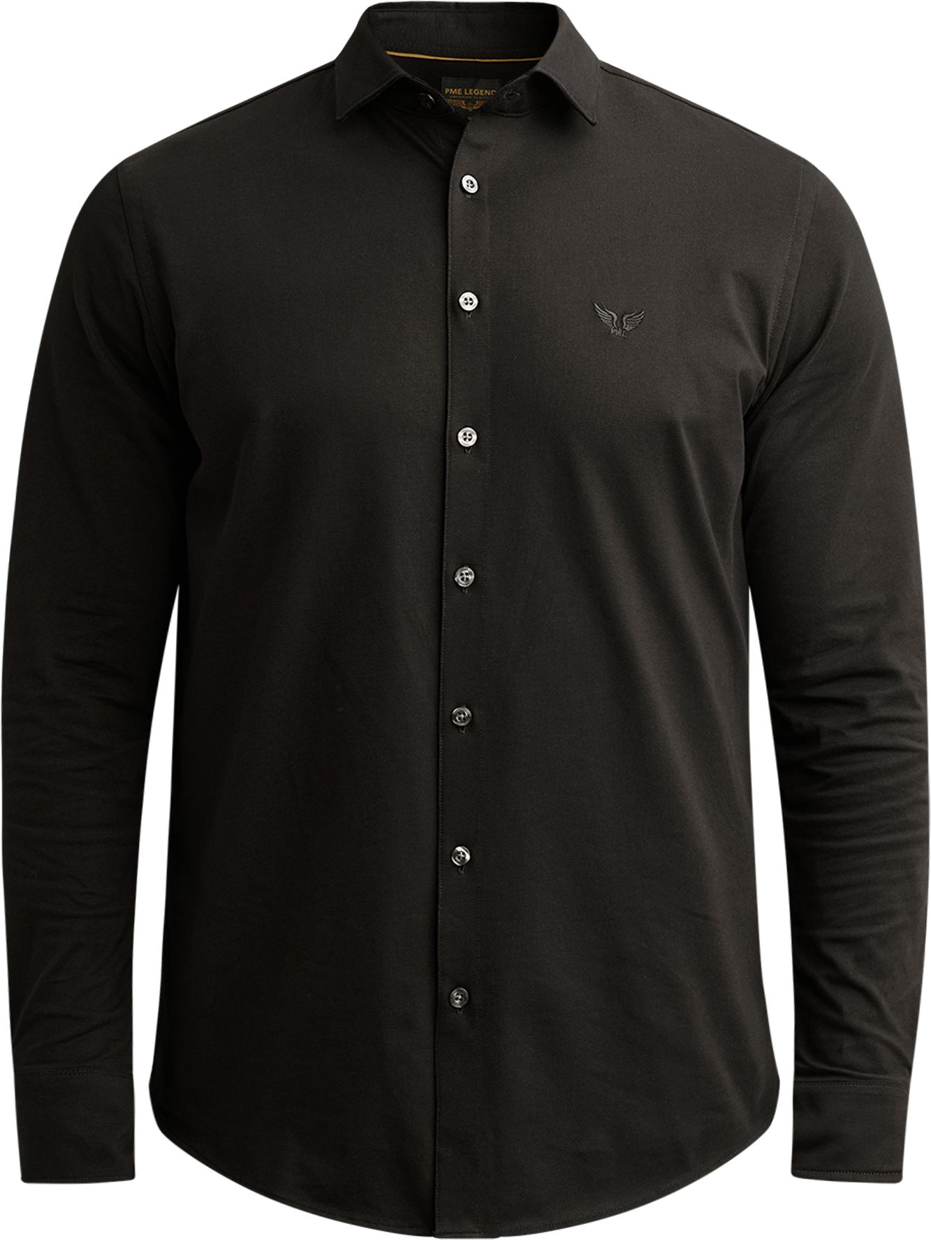 PME Legend Satin Jersey Skjorte Svart PSI000055-999 kjøp | Suitable