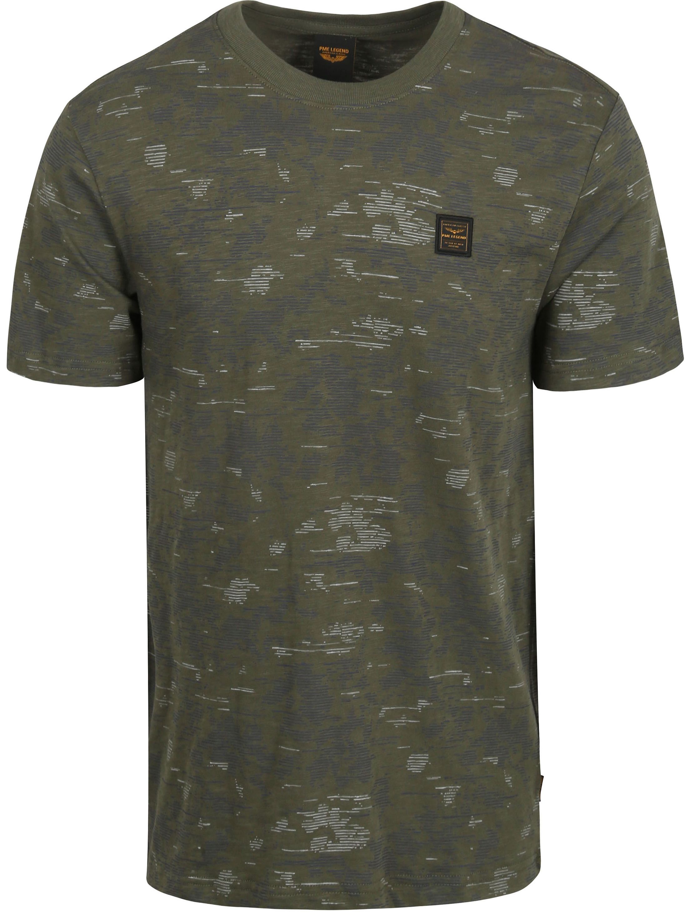 PME Legend Slub T-shirt Thyme Grøn måle 3XL