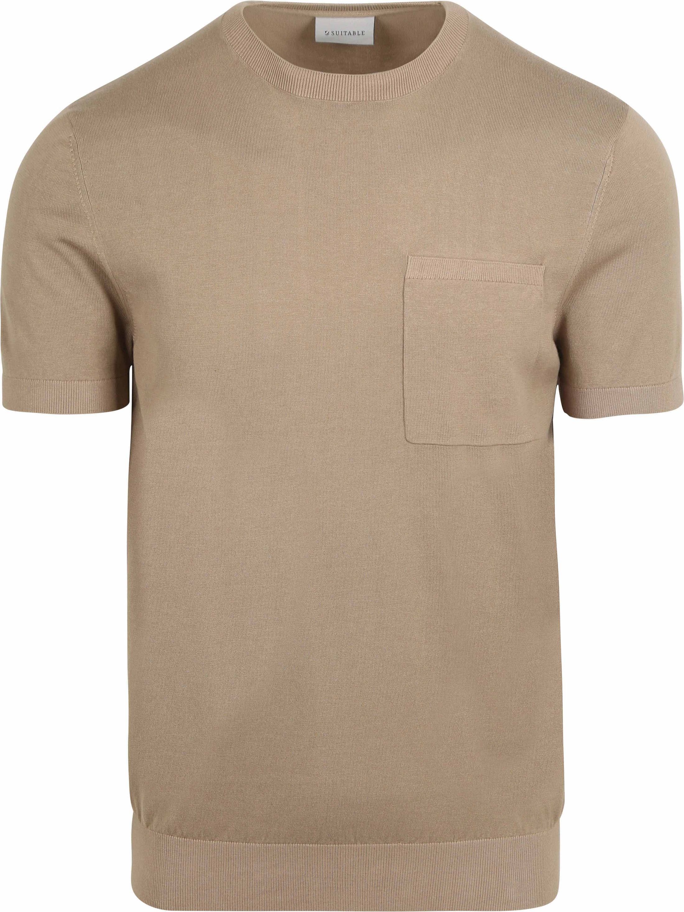 Køb Suitable Strik-T-shirt Compact Camel TE-PO-CO-25.03 FCD 34305 desert | Suitable