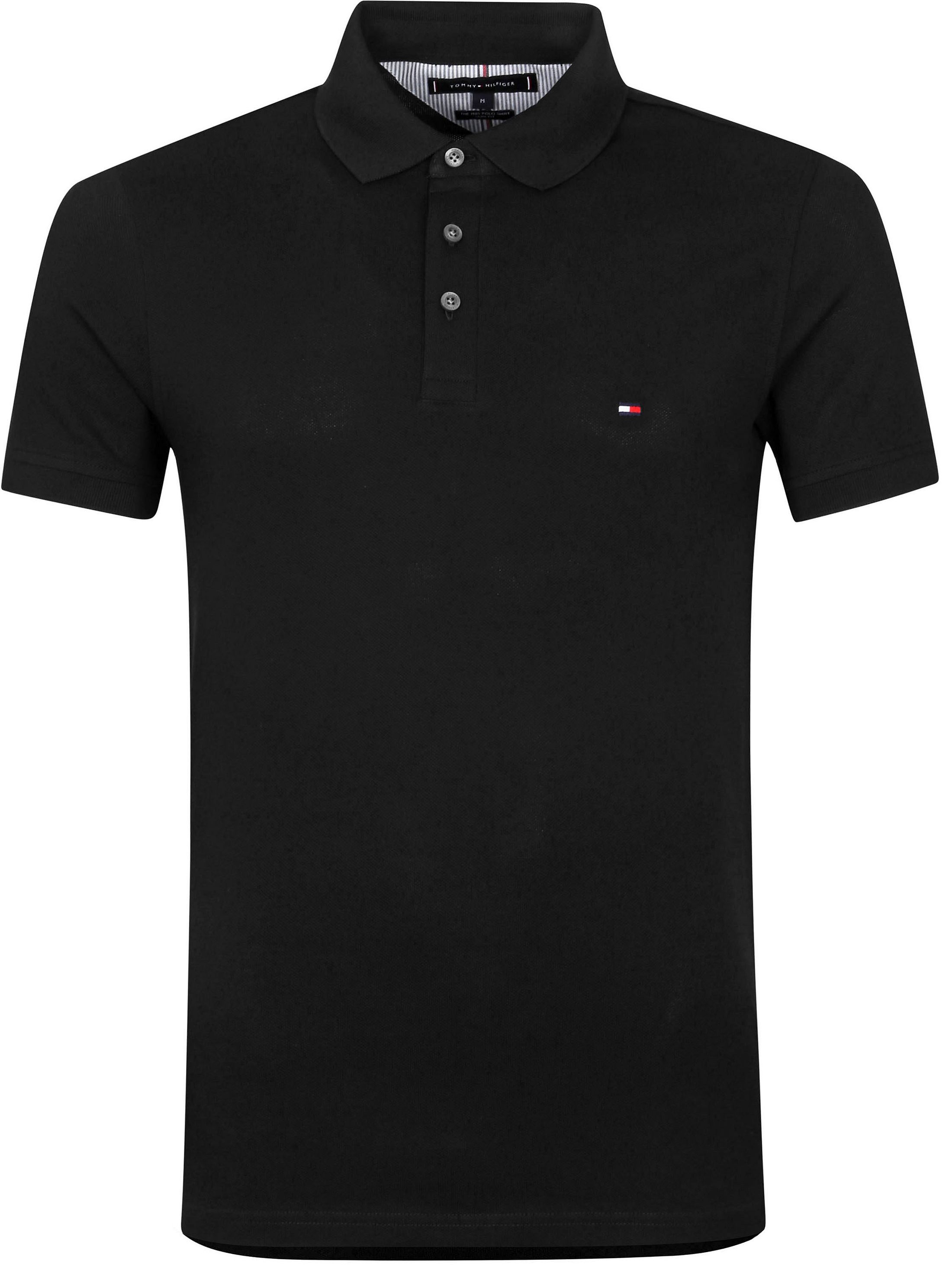 Tommy Hilfiger Polo Czarny MW0MW17771-BDS 