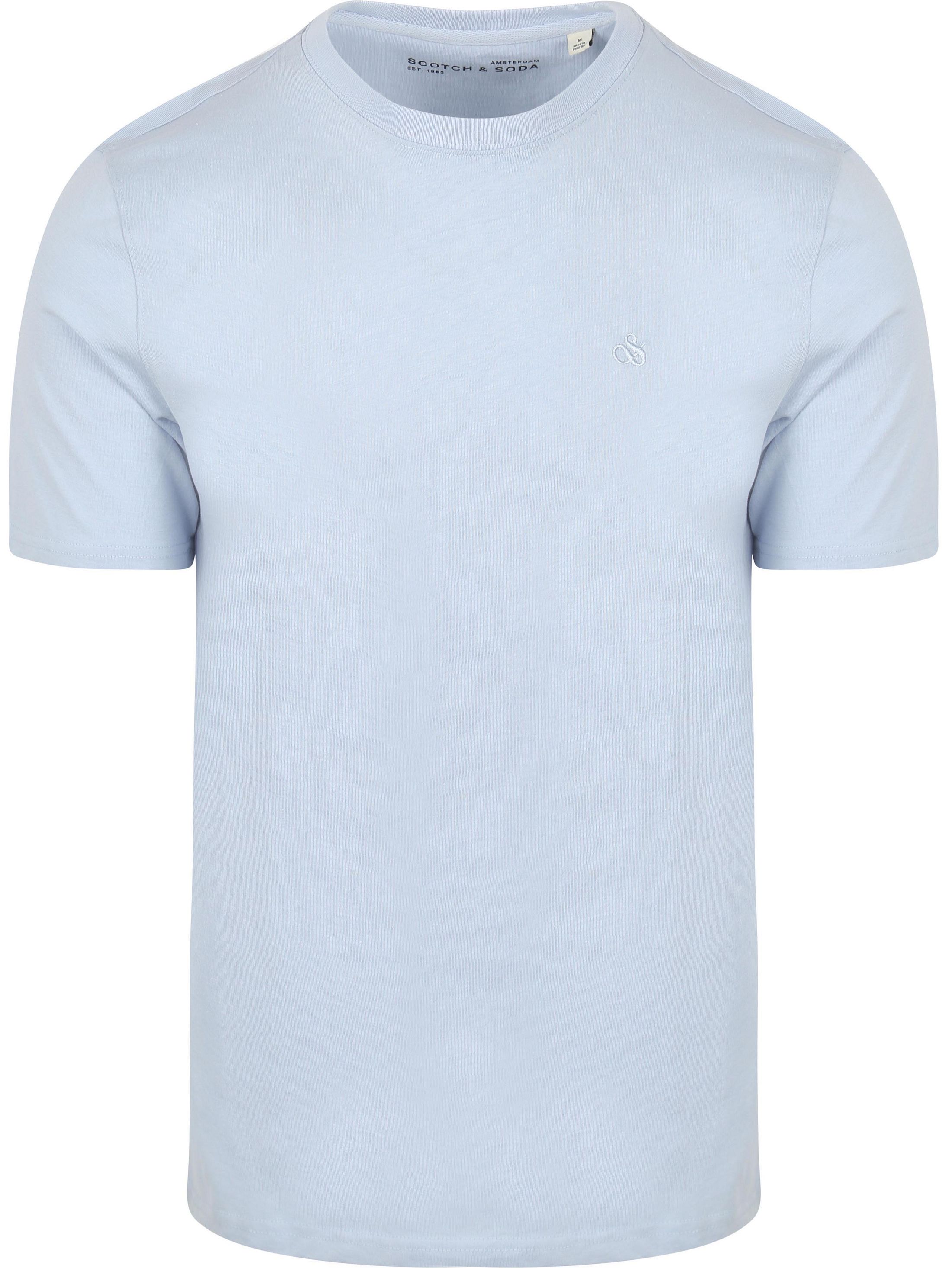 Scotch And Soda Core T-Shirt jasnoniebieski 180038-420