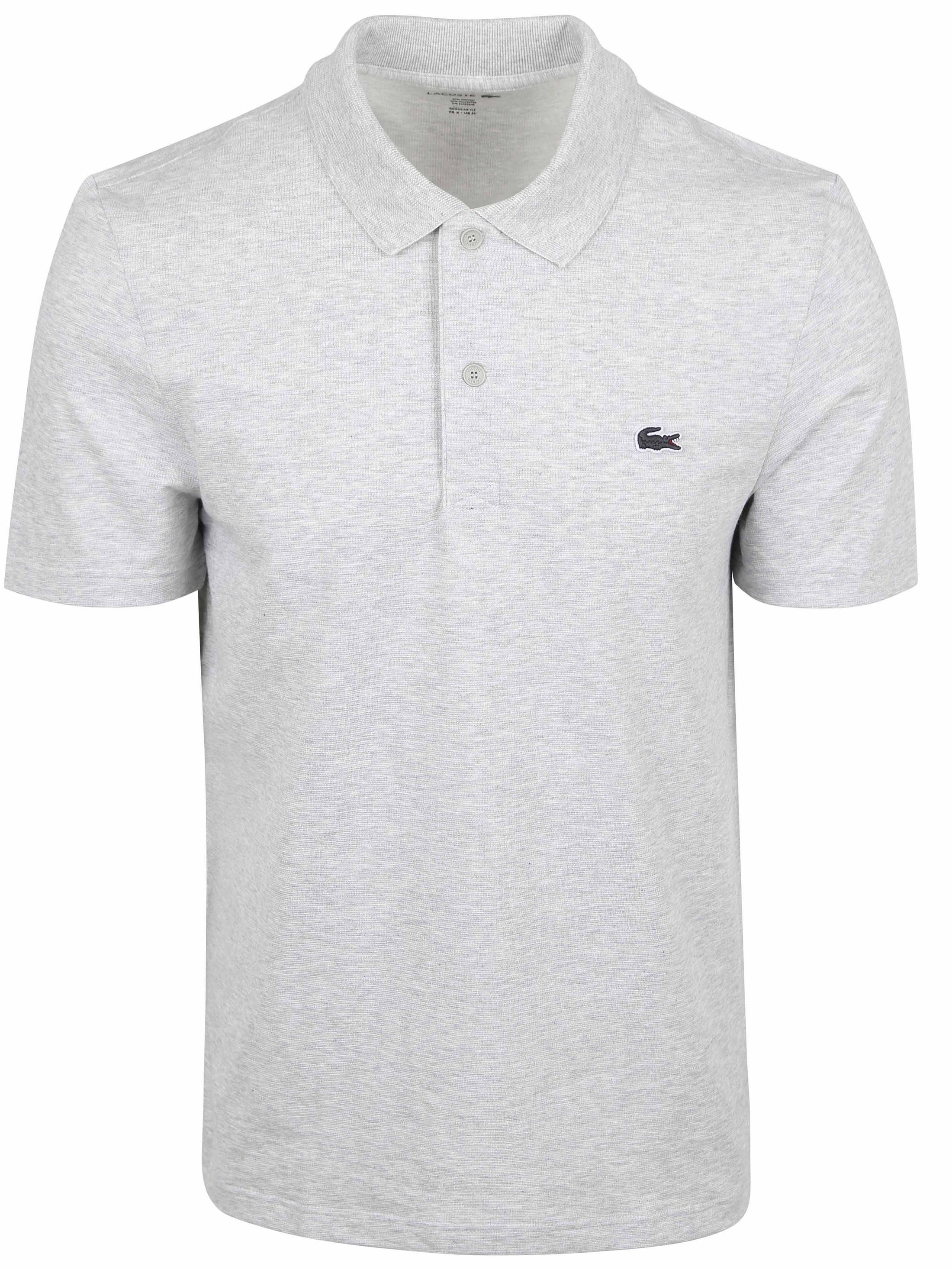 Lacoste Pikétröja Breathable Grå Storlek S