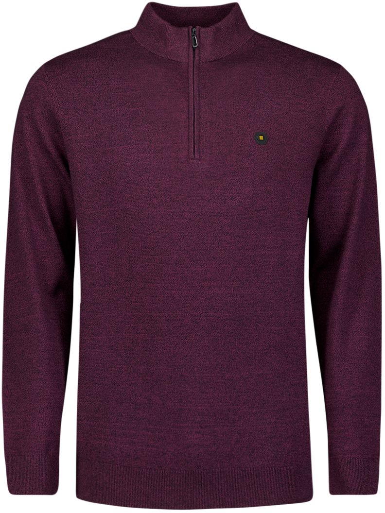 No Excess Halfzip Pullover Dark Wine Melange 29210885SN-164 kaufen | Suitable