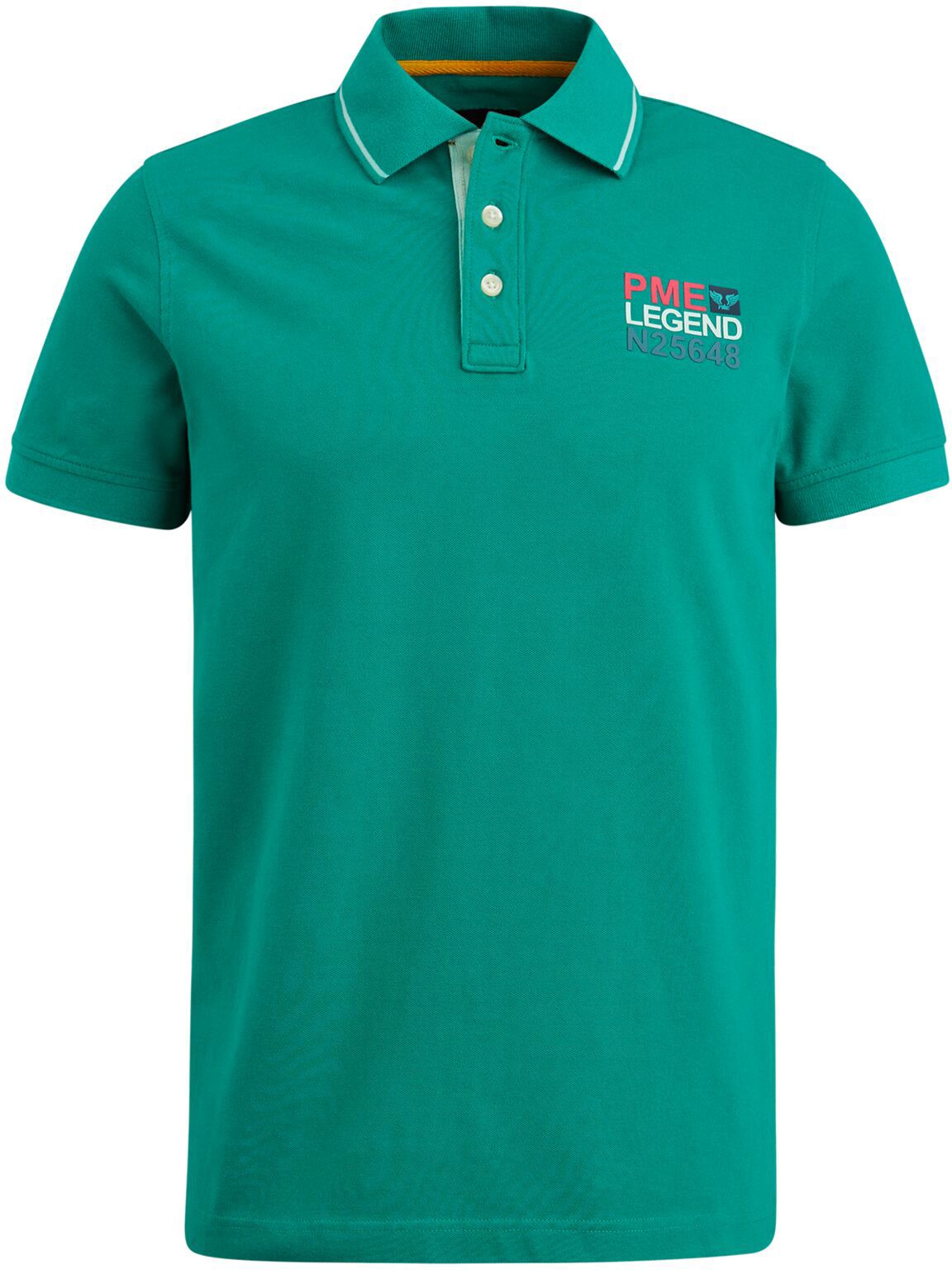 PME Legend Piqué Poloskjorte med Logo Grønn PPSS2304867-6033